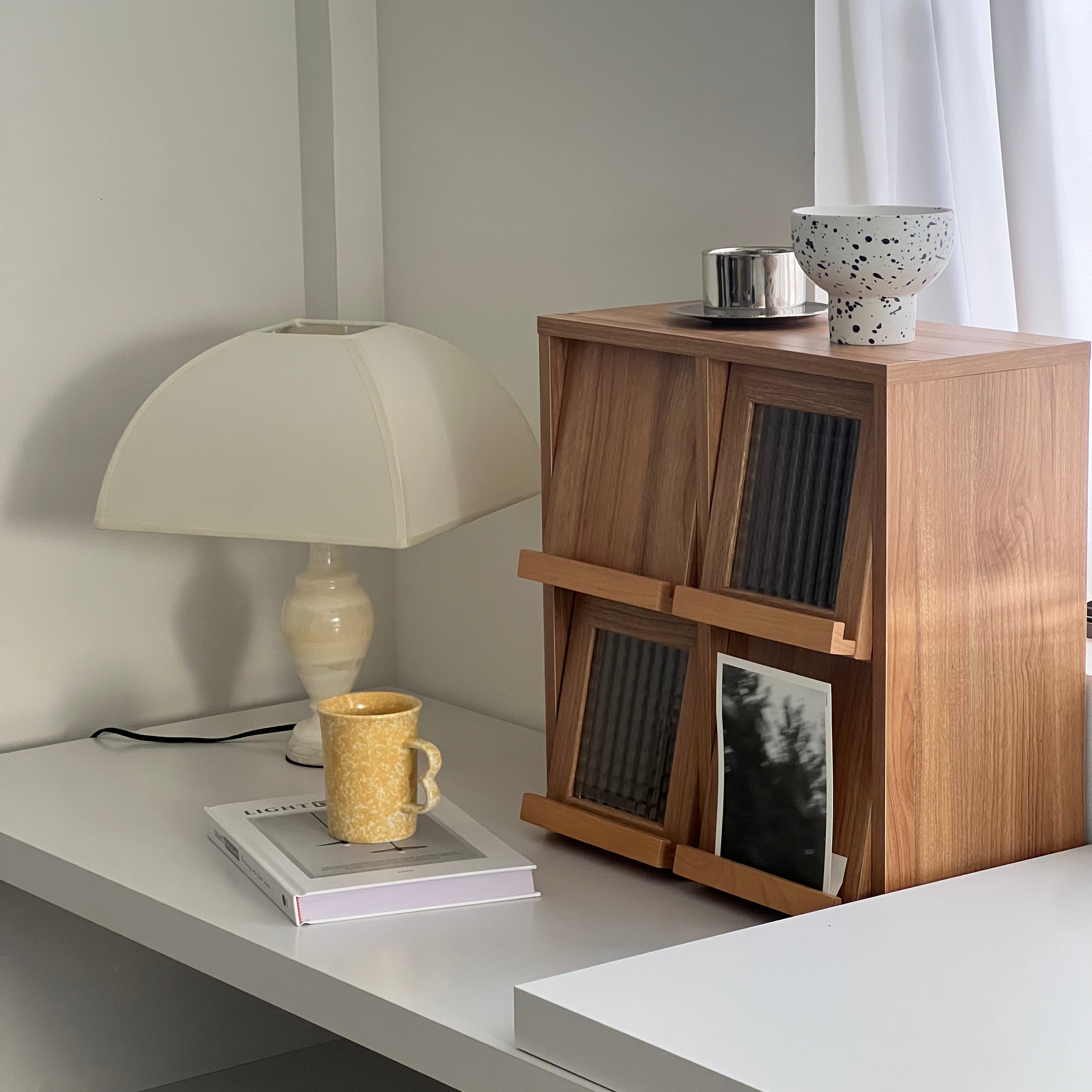 【Market B】FILMON Square wood cabinet -mini-