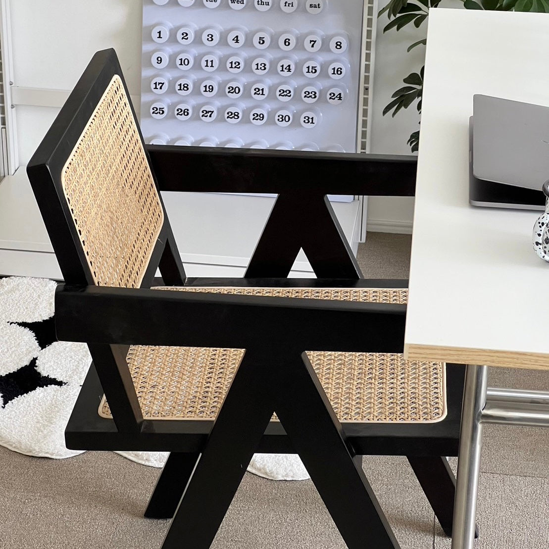 C36 Rattan Wood Chair