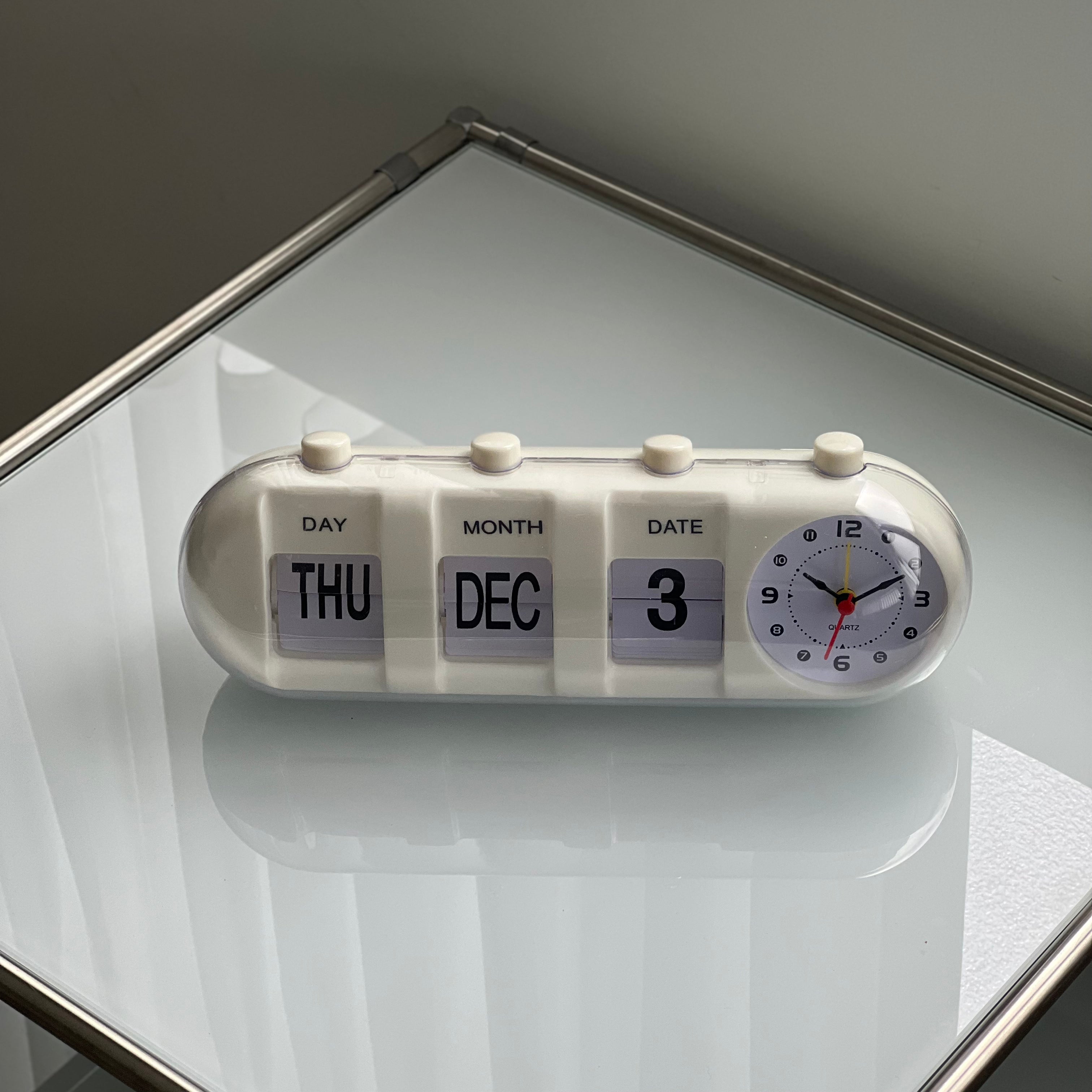 Push rétro clock