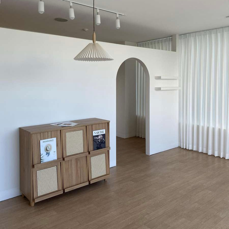【Market B】BENTAN Natural wood cabinet rack