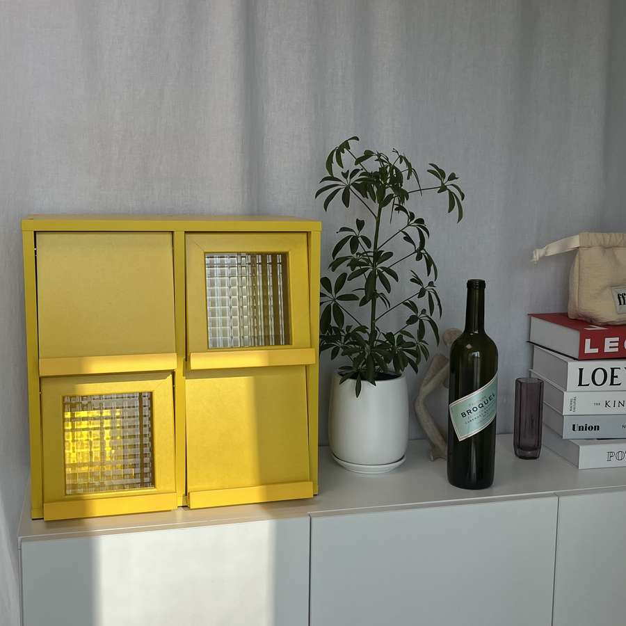 【Market B】FILMON Square wood cabinet -mini-
