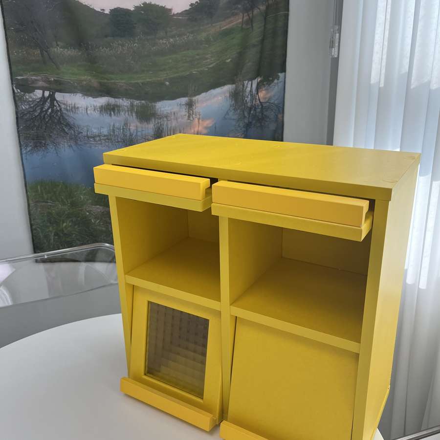 【Market B】FILMON Square wood cabinet -mini-