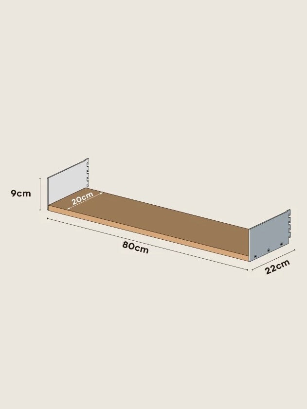 【STEEL WOOD】System shelf -ウォールタイプ-