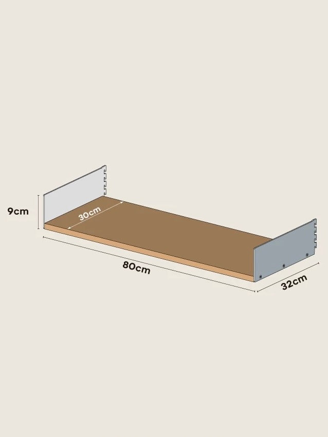 【STEEL WOOD】System shelf -ウォールタイプ-