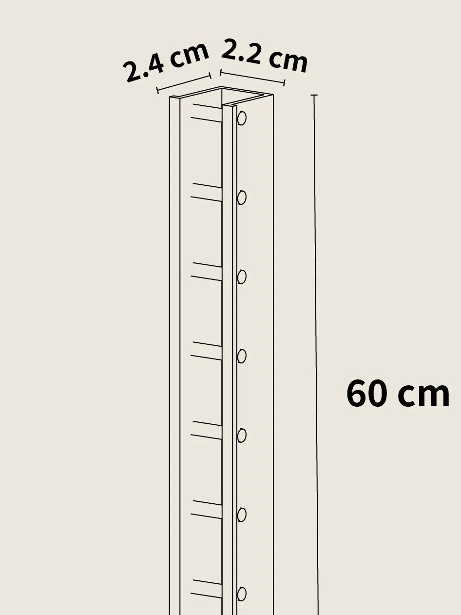 【STEEL WOOD】System shelf -ウォールタイプ-