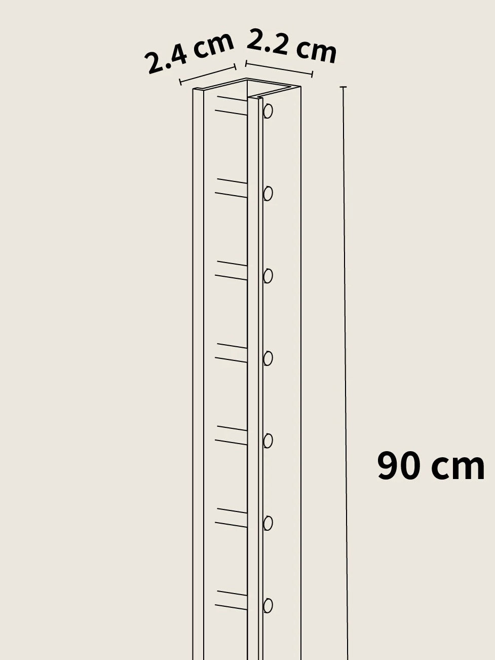 【STEEL WOOD】System shelf -ウォールタイプ-