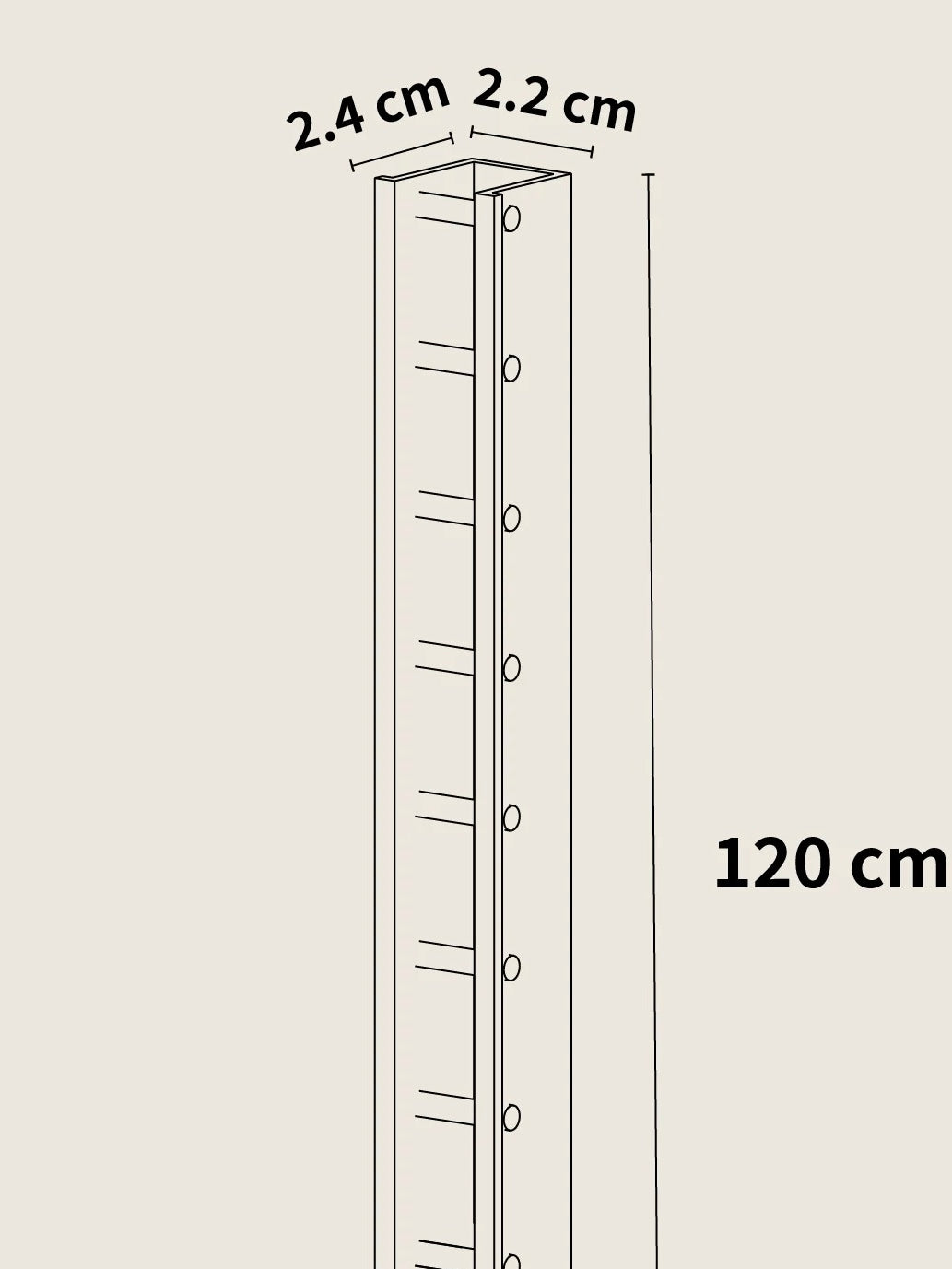 【STEEL WOOD】System shelf -ウォールタイプ-