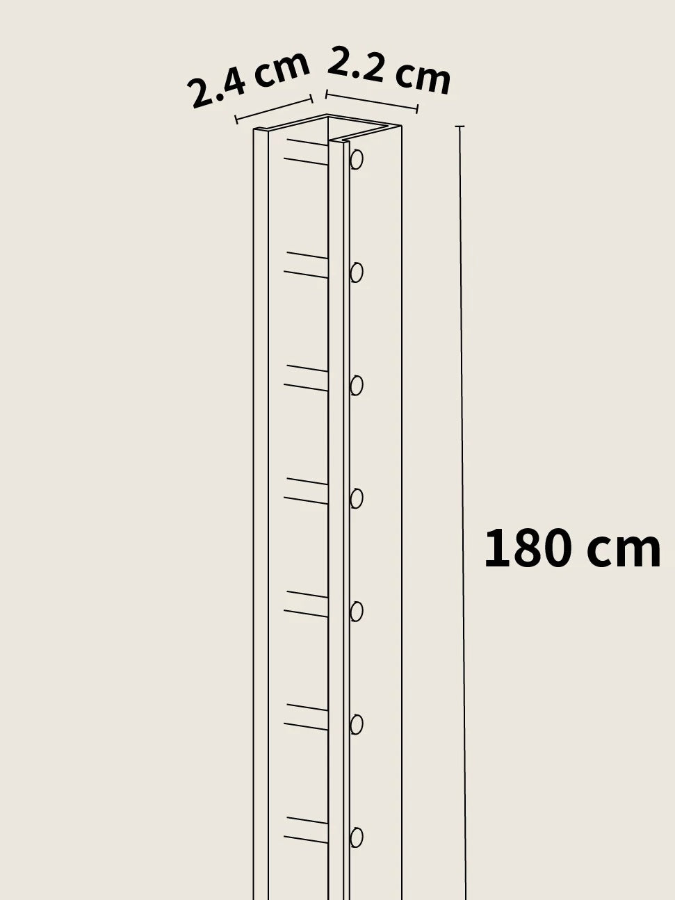 【STEEL WOOD】System shelf -ウォールタイプ-