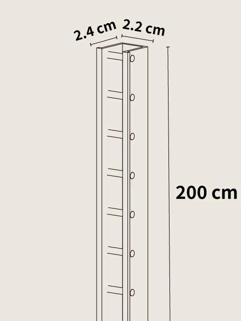 【STEEL WOOD】System shelf -ウォールタイプ-