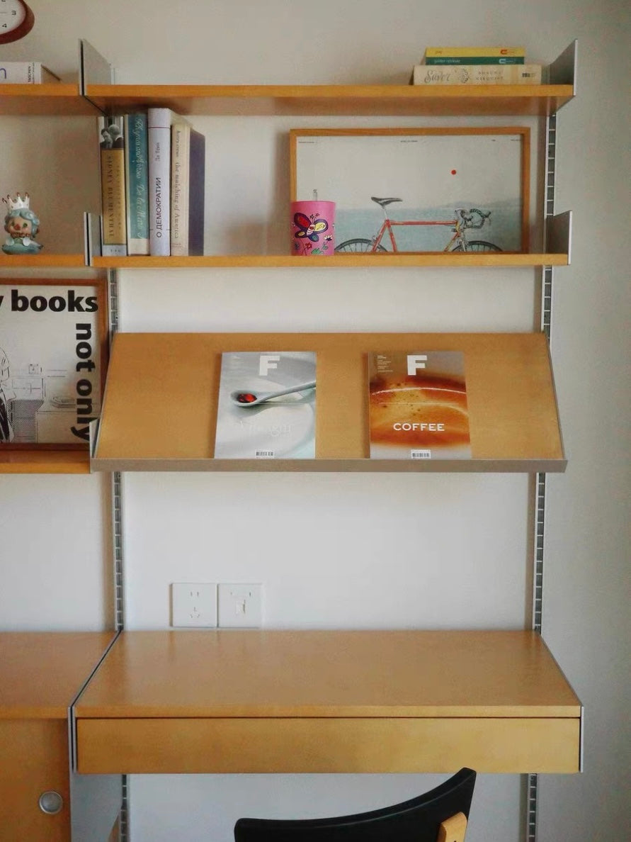 【STEEL WOOD natural】System shelf -ディスプレイラック-