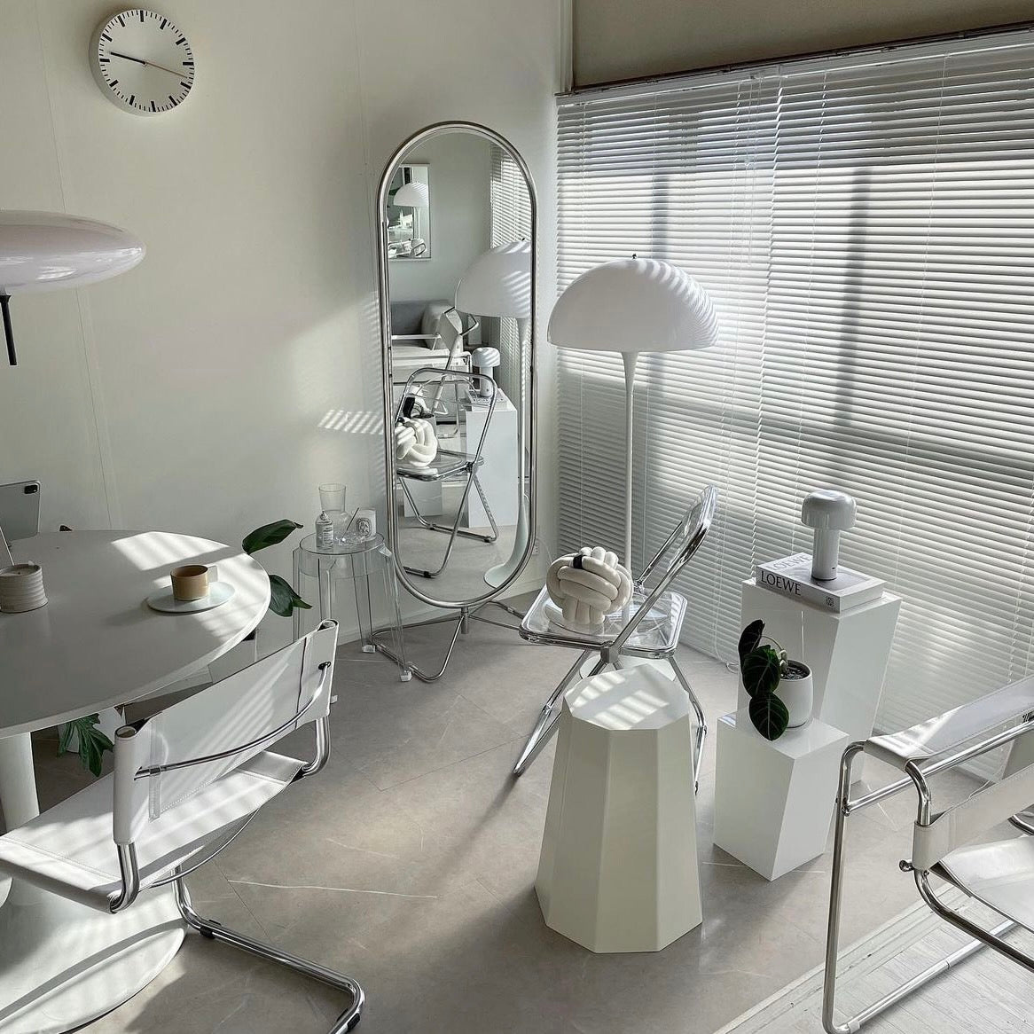 【即納】M1 Silver Steel Studio Mirror