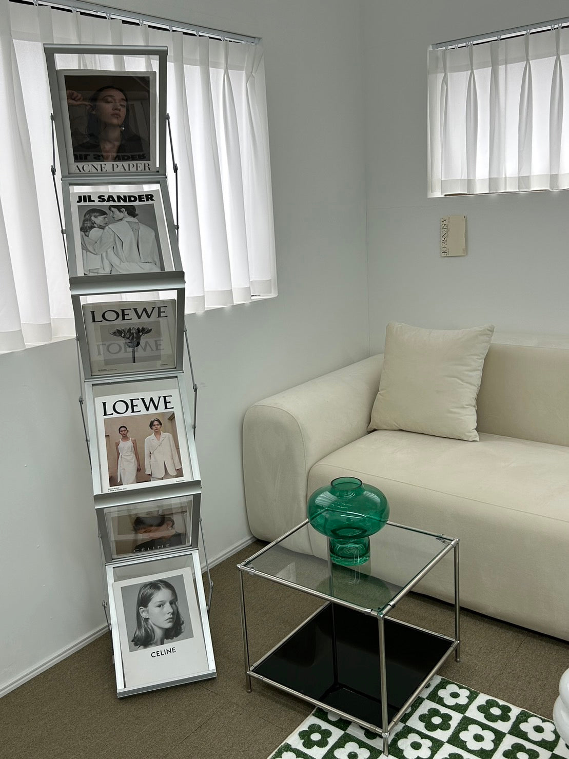 Pebble sofa -ivory-