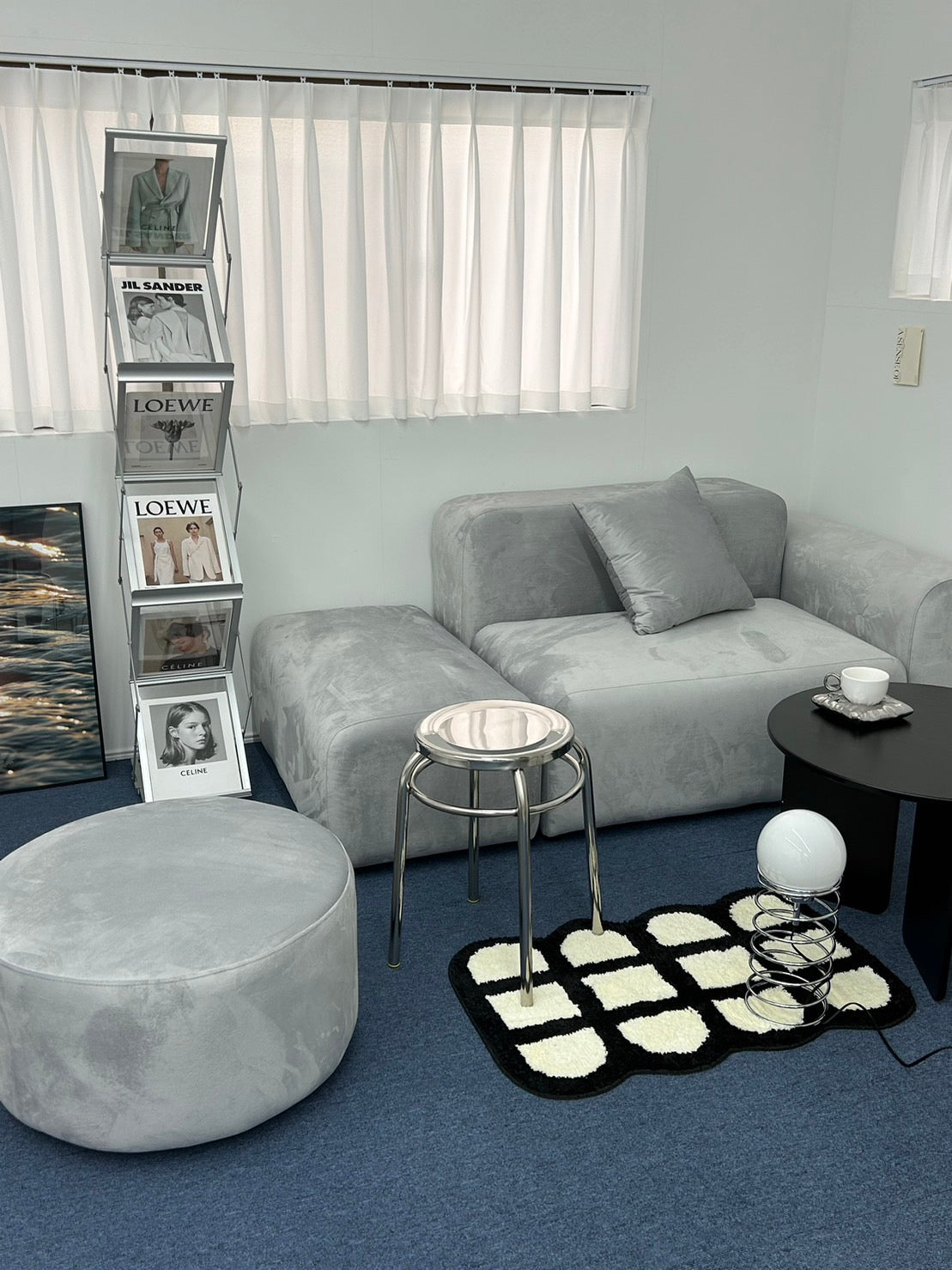 Pebble sofa -gray-