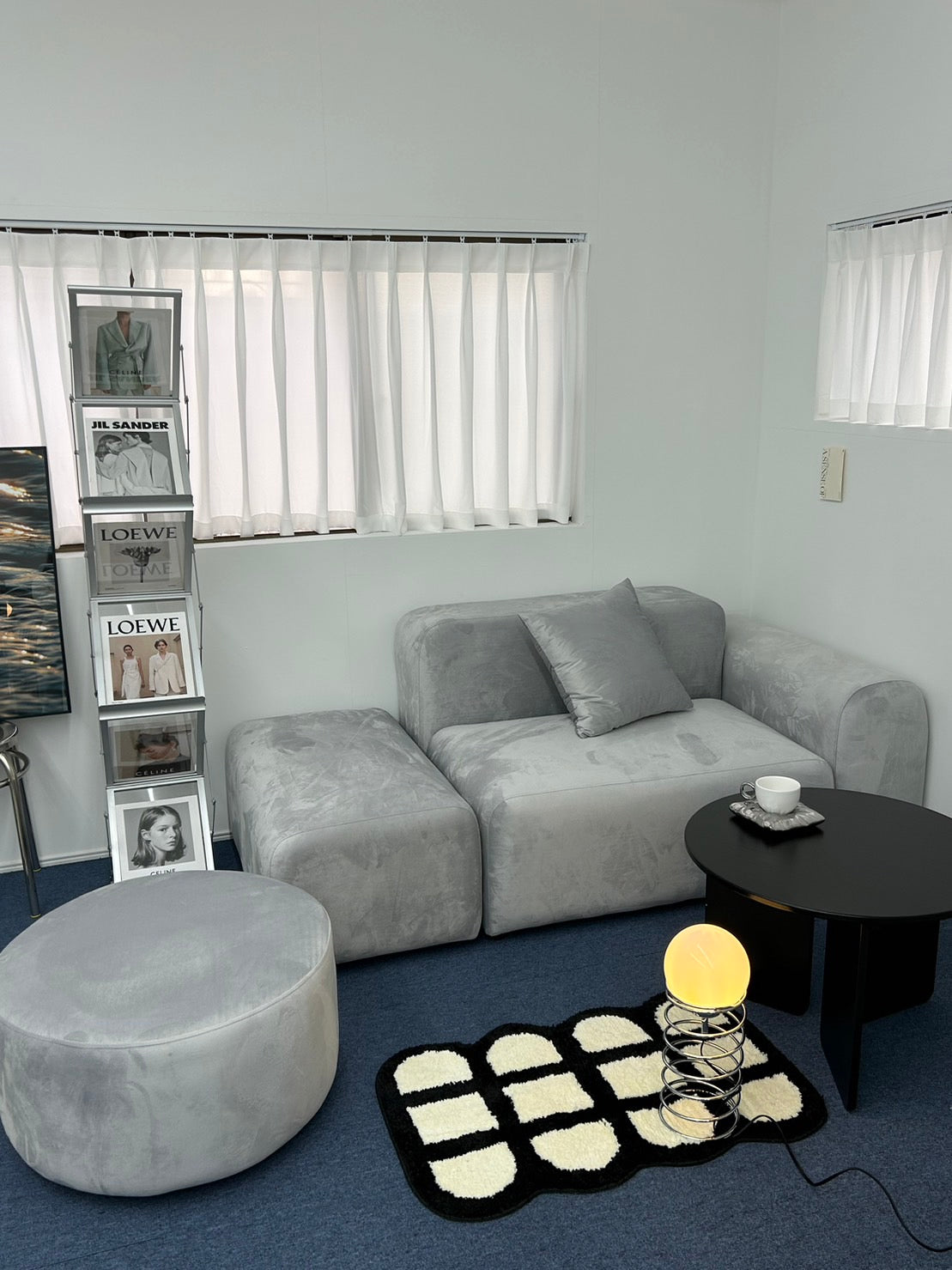 Pebble sofa -gray-
