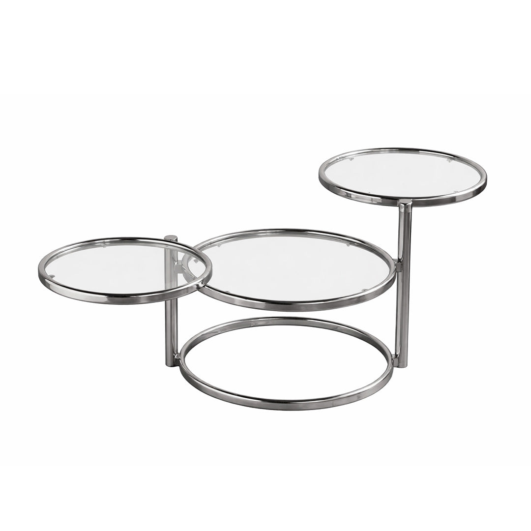 Move glass low table