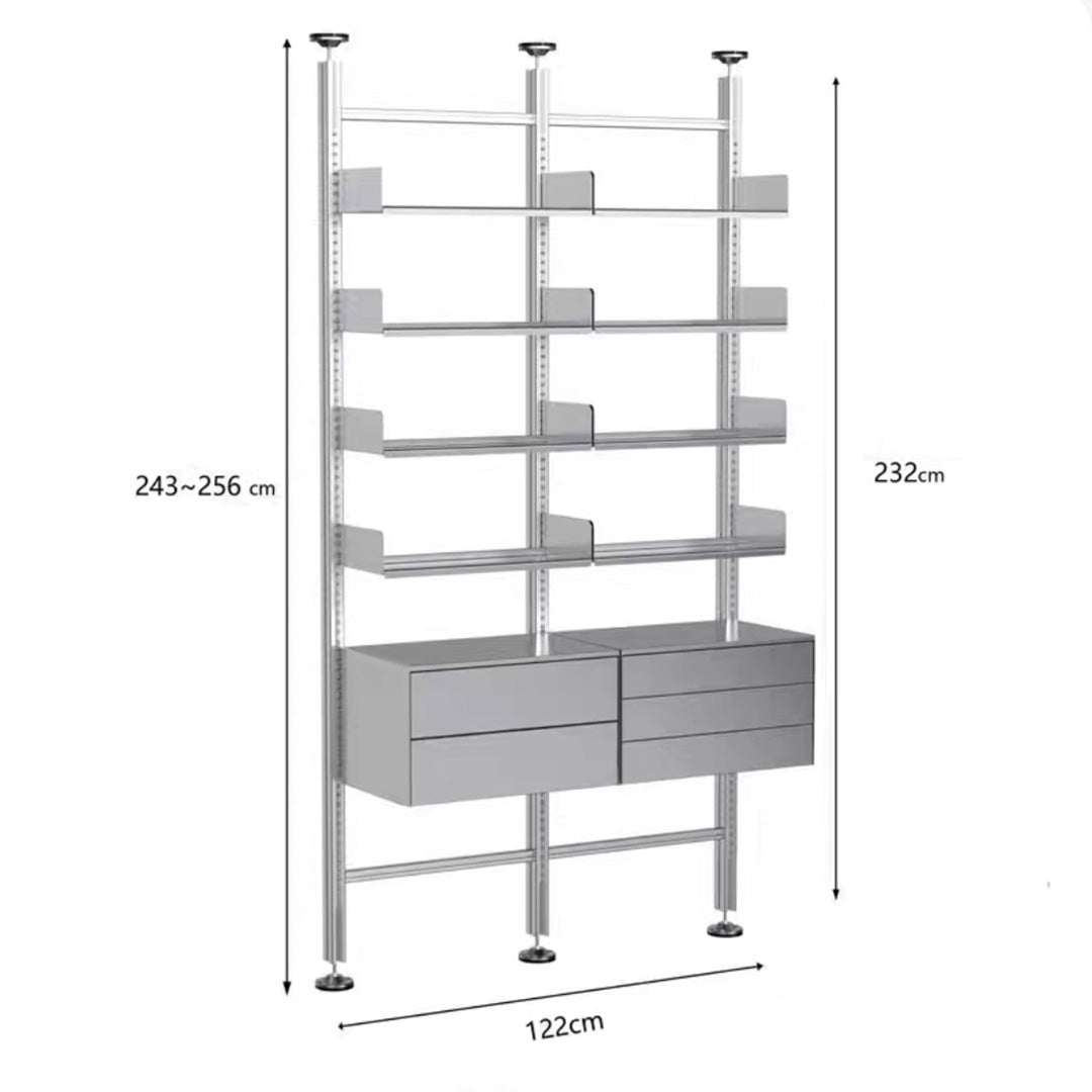 【STAINLESS】System shelf set -スタンドタイプ-