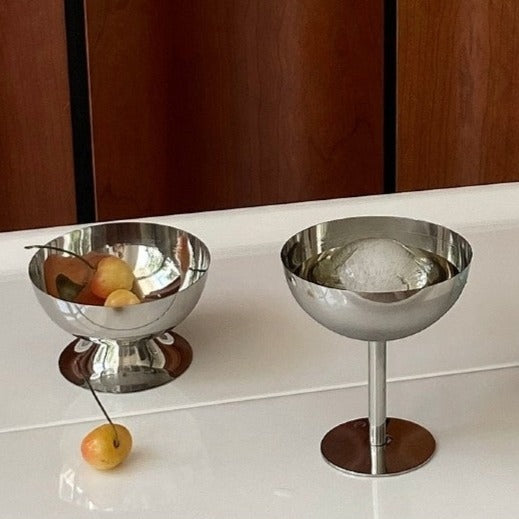 Stainless silver cup