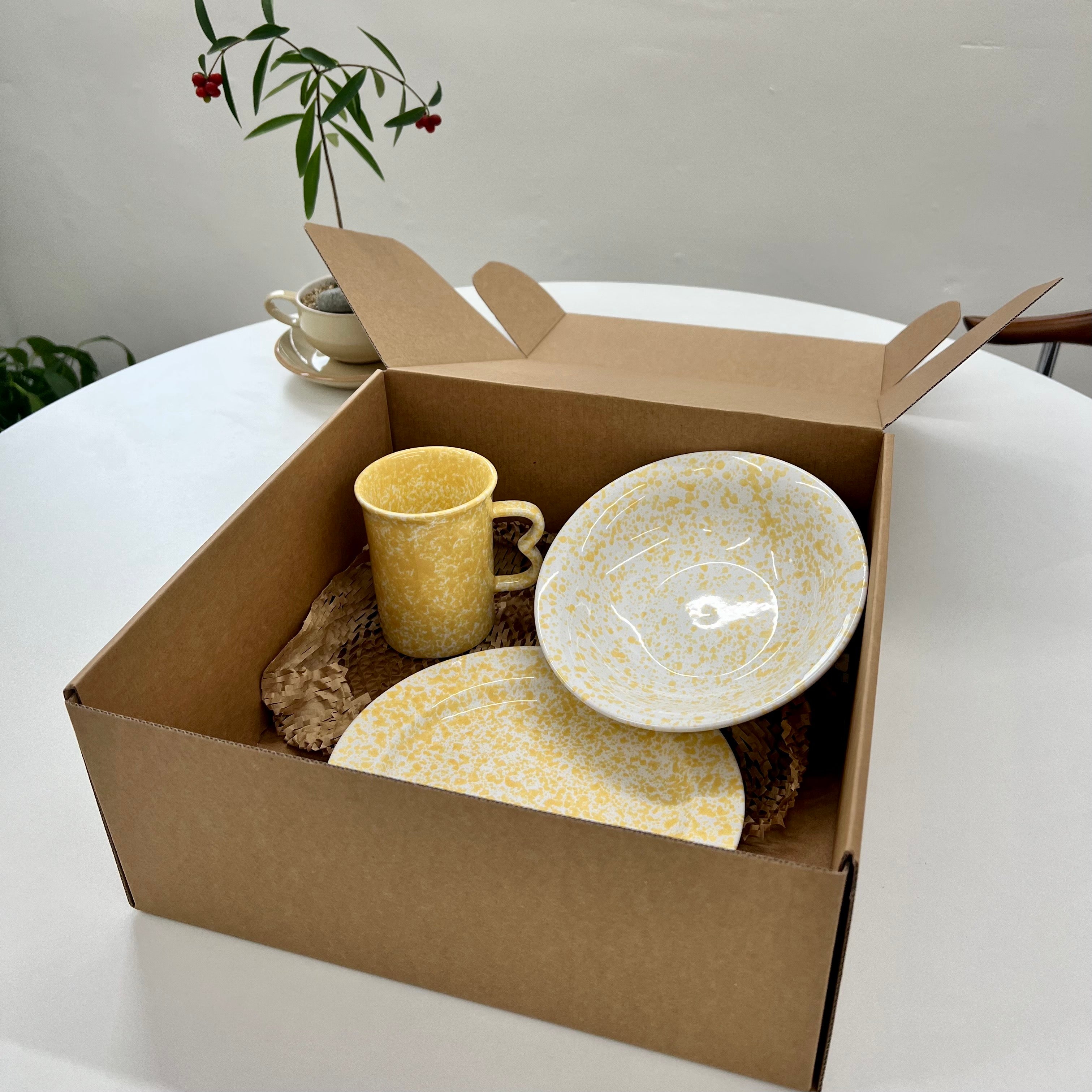 Pastel paint mug・bowl・plate