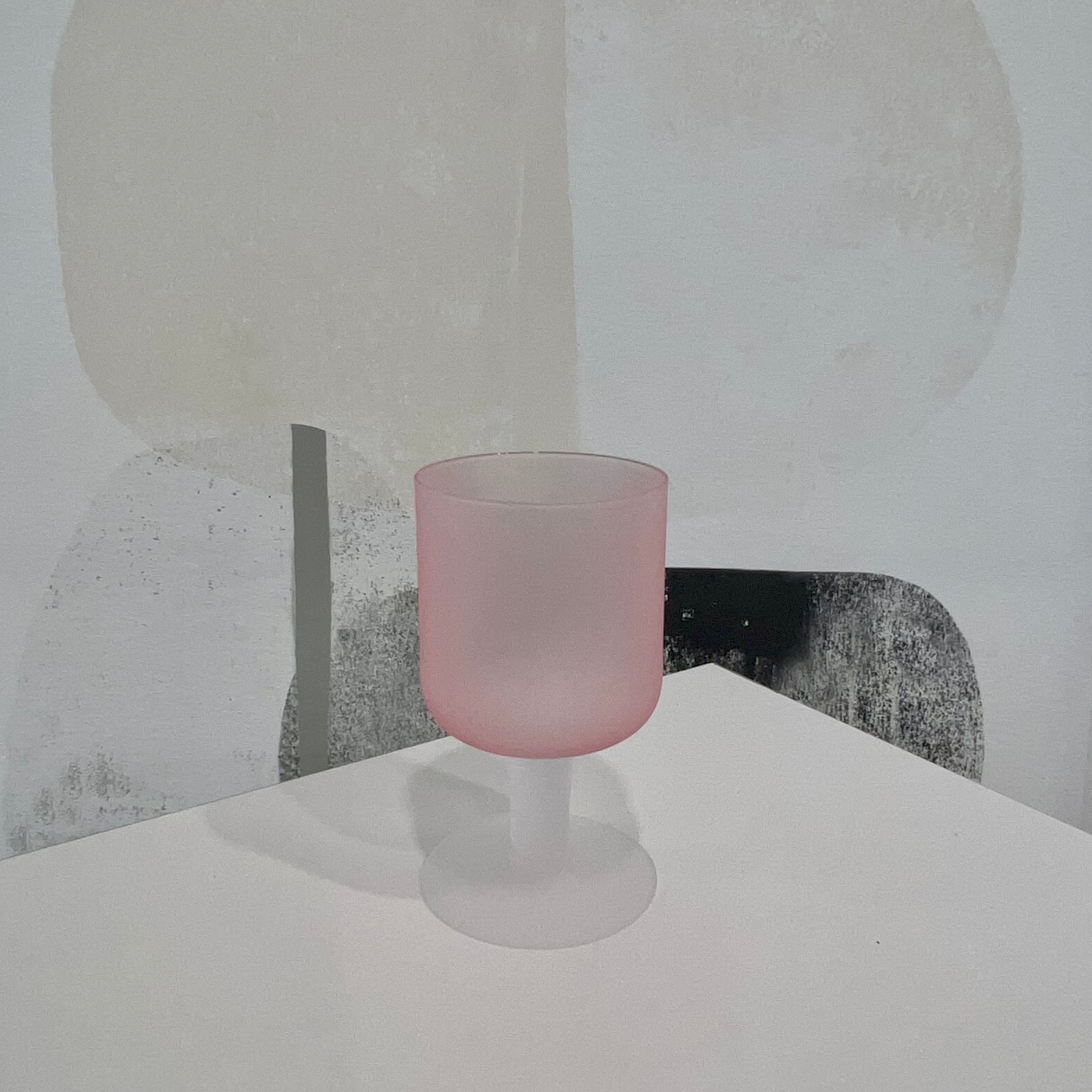 Matt pastel glass