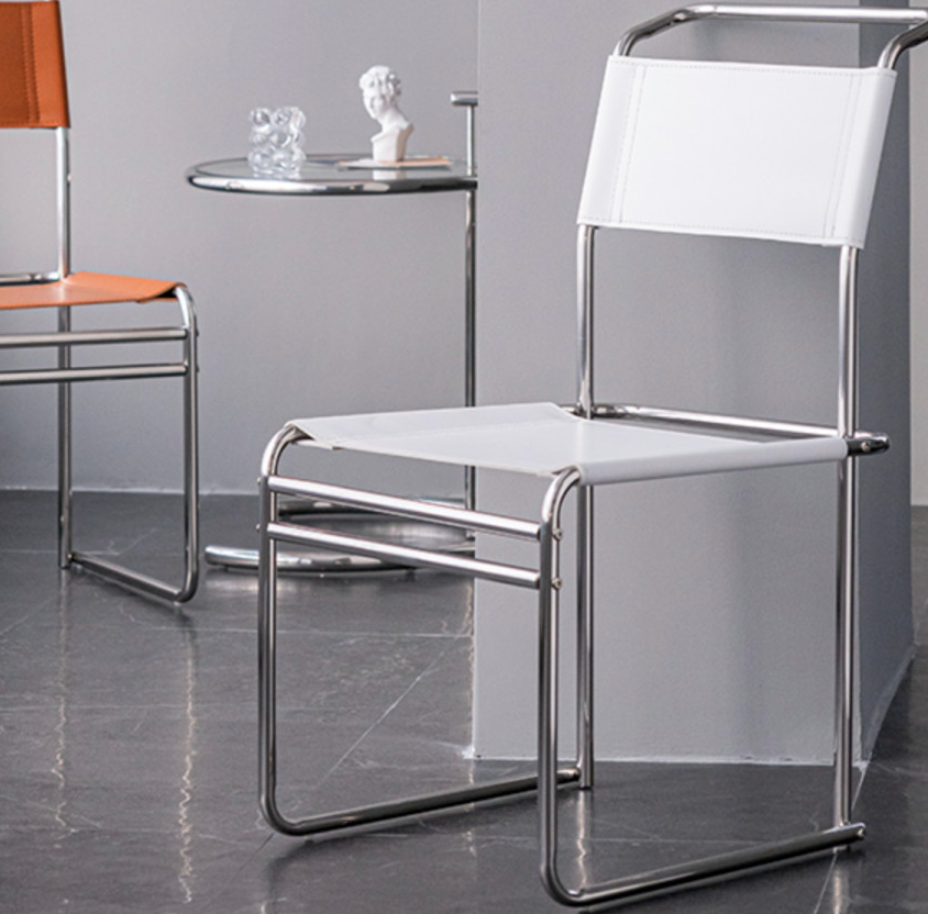 C14 シンプルステンレスチェア