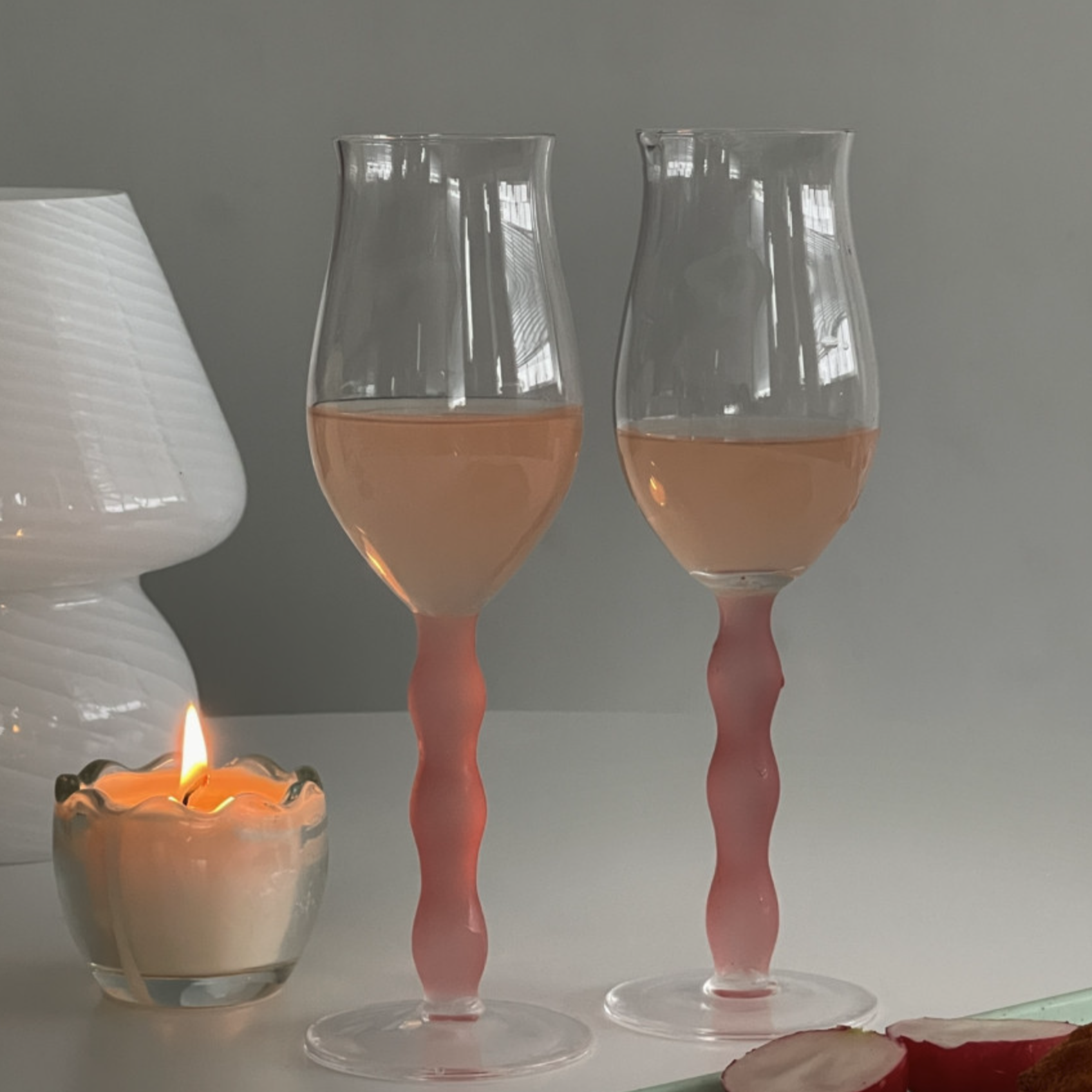 Candle stand glass