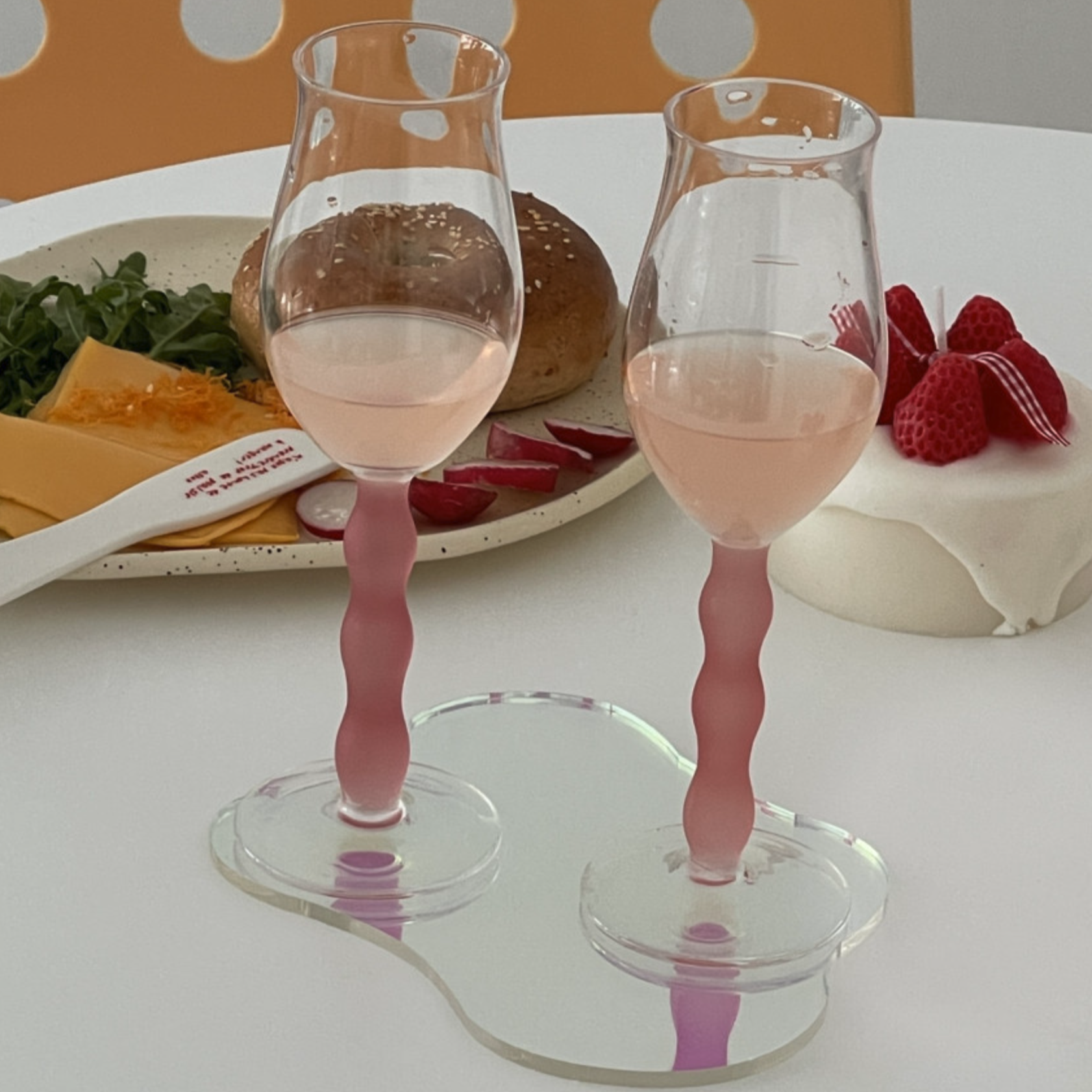 Candle stand glass