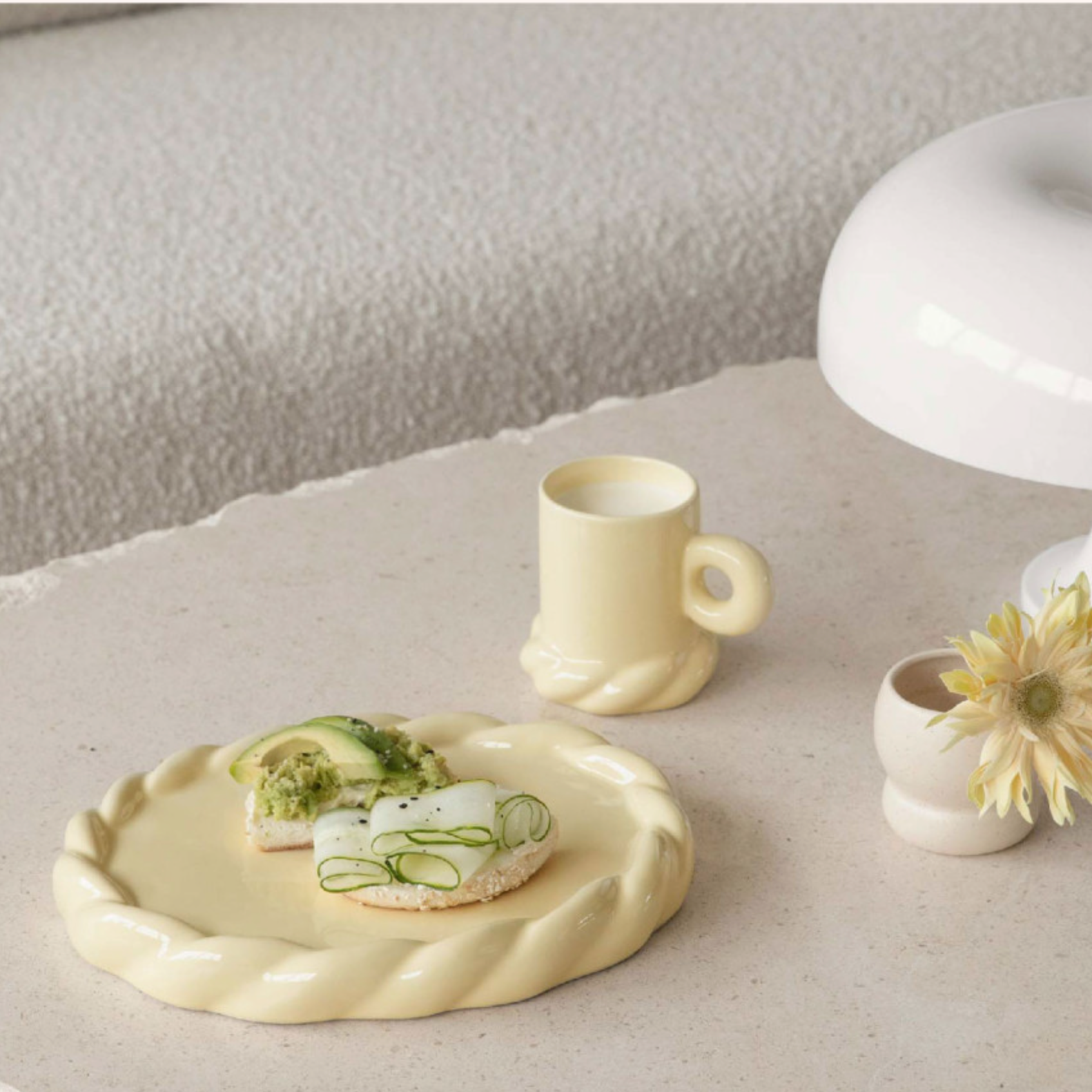 Twist mug・plate