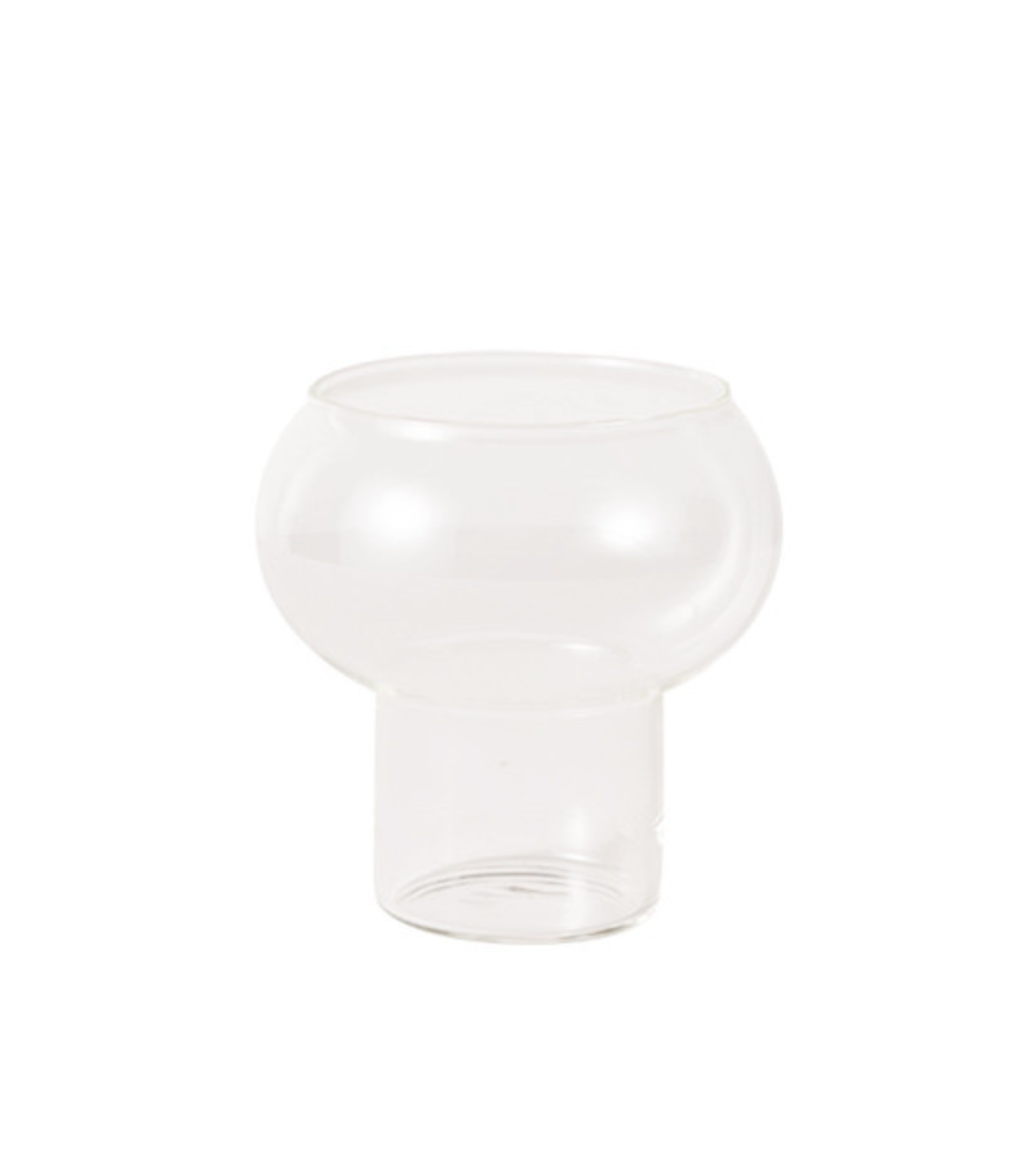 Single bubble glass