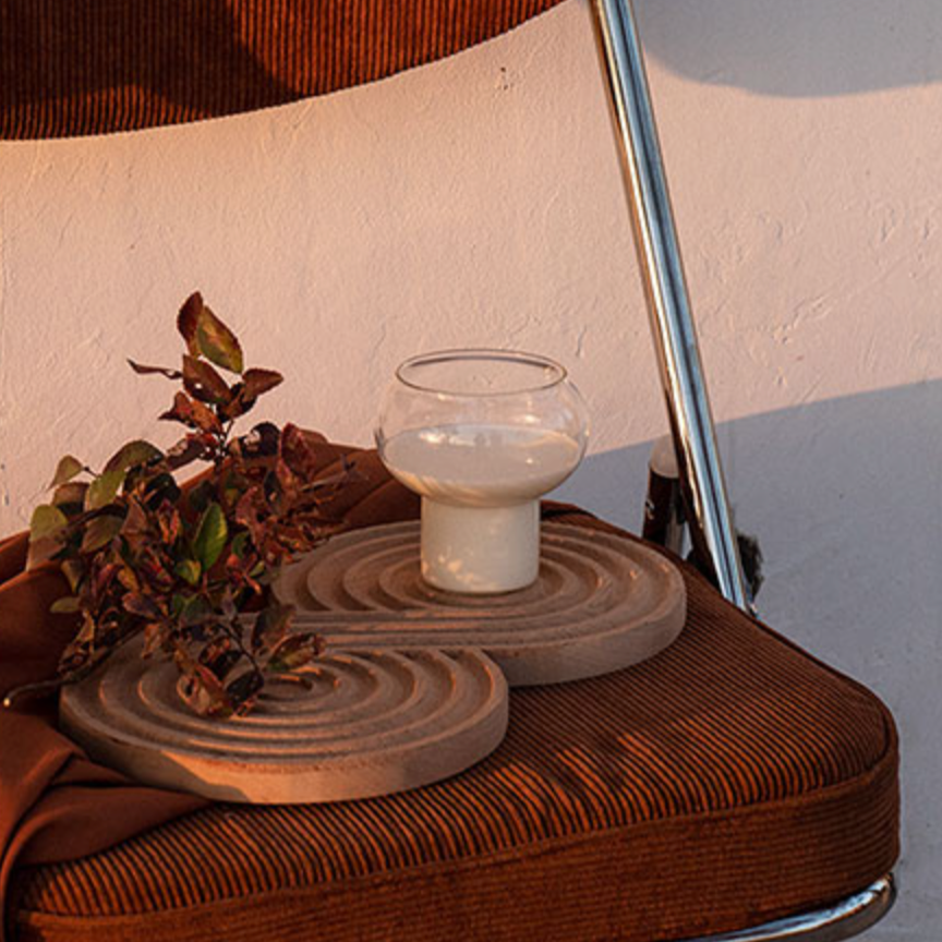 Single bubble glass