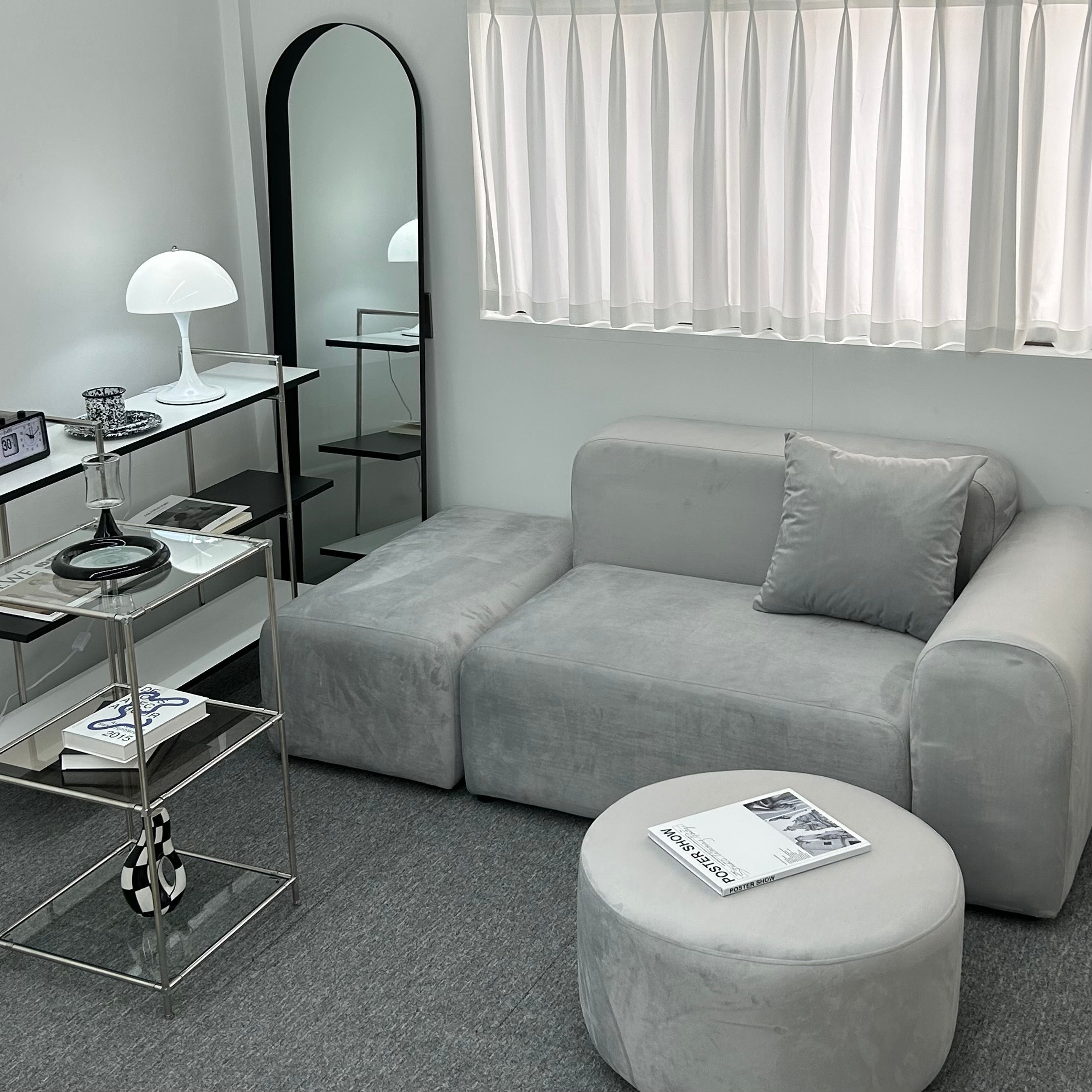 Pebble sofa -gray-