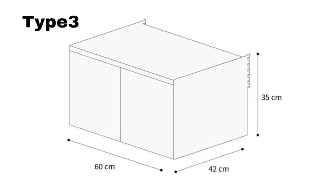 【STEEL】System shelf -ドロワーラック-
