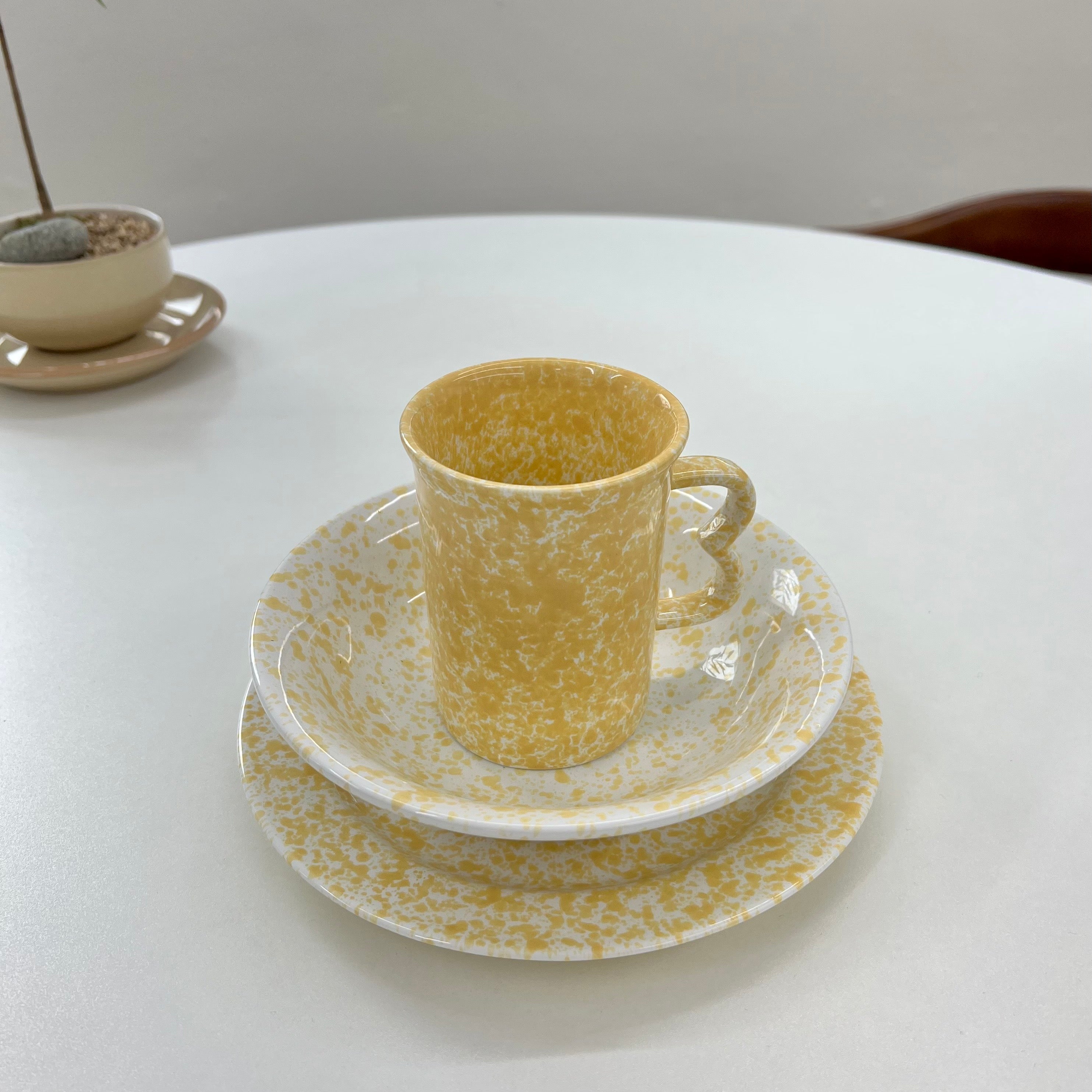 Pastel paint mug・bowl・plate