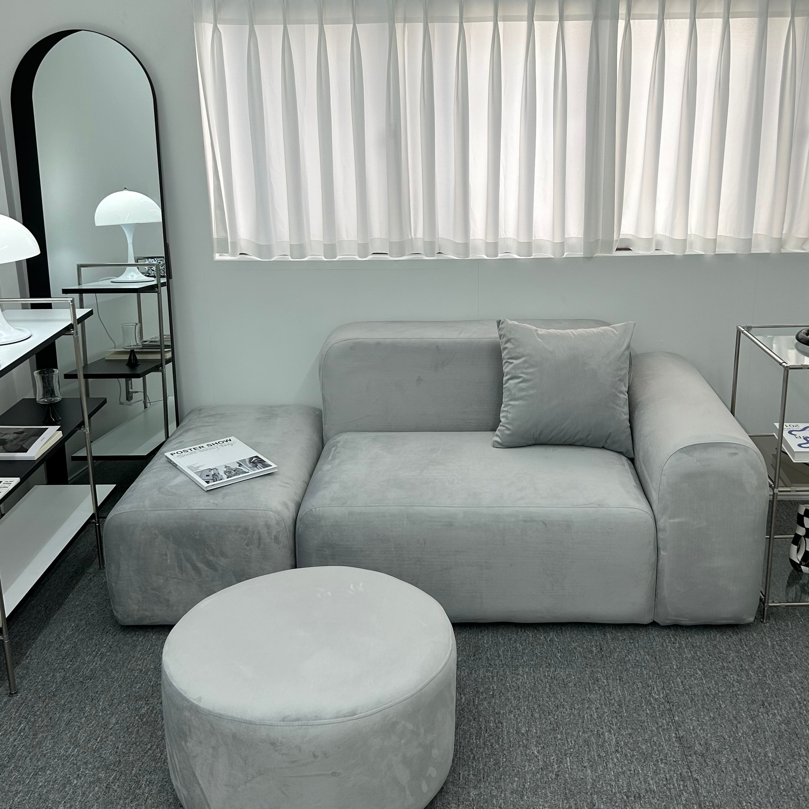 Pebble sofa -gray-
