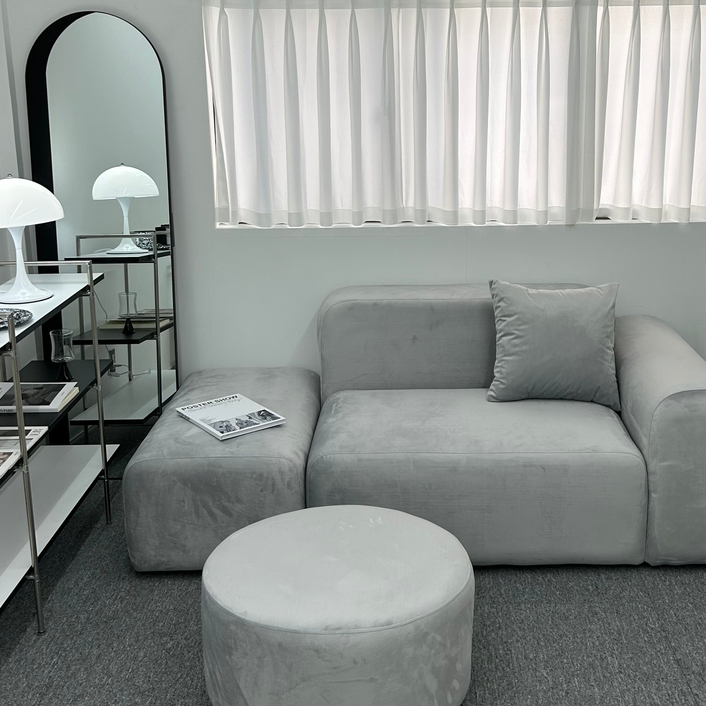 Pebble sofa -gray-
