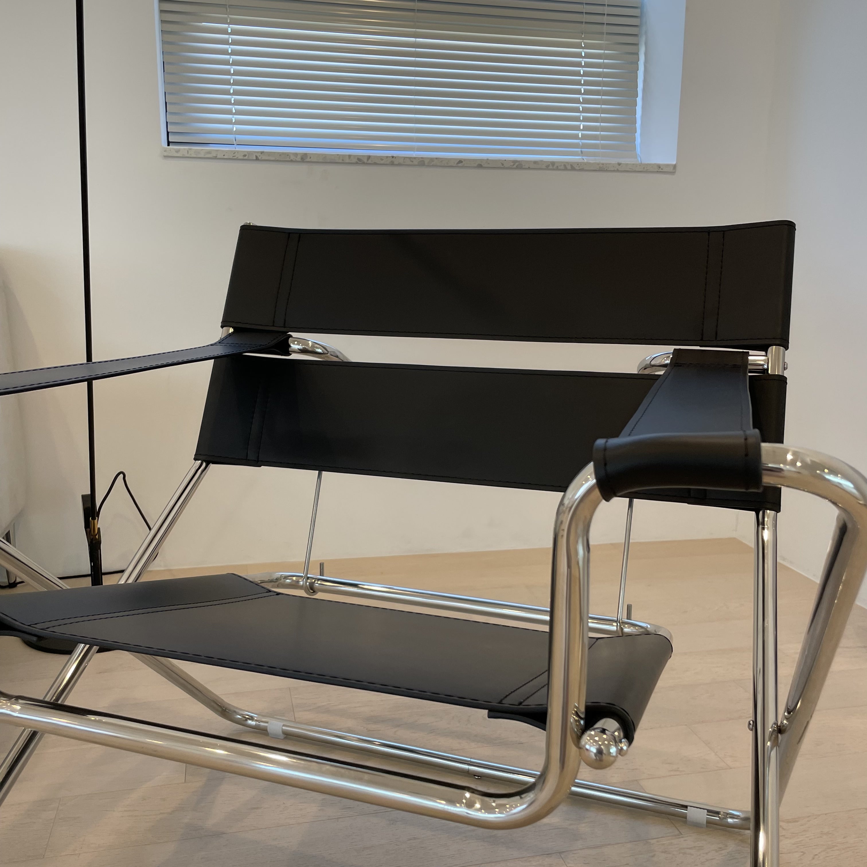 C12 ステンレスモダンクロスラウンジチェア 2color