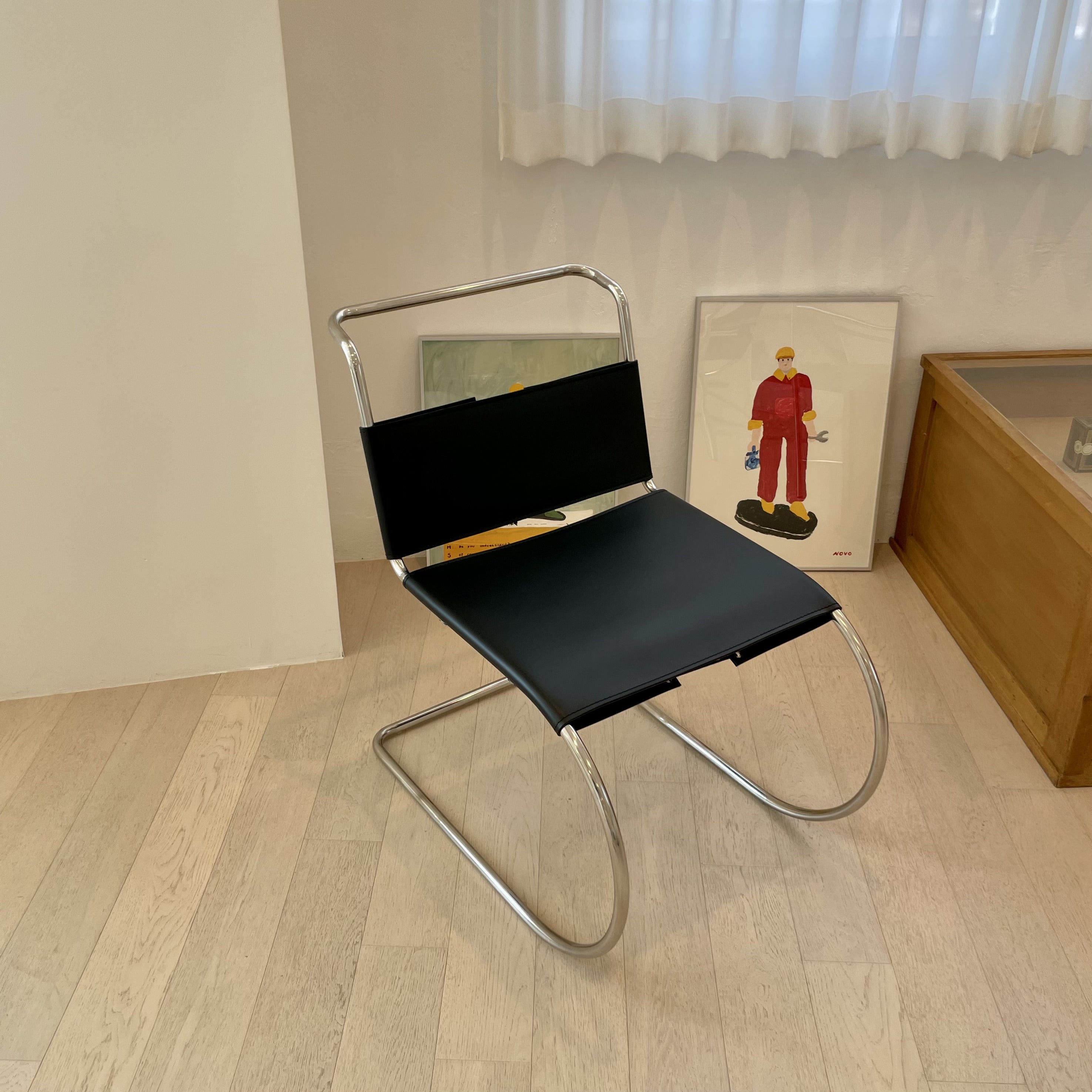 C15 ステンレスラウンドレッグチェア 4color