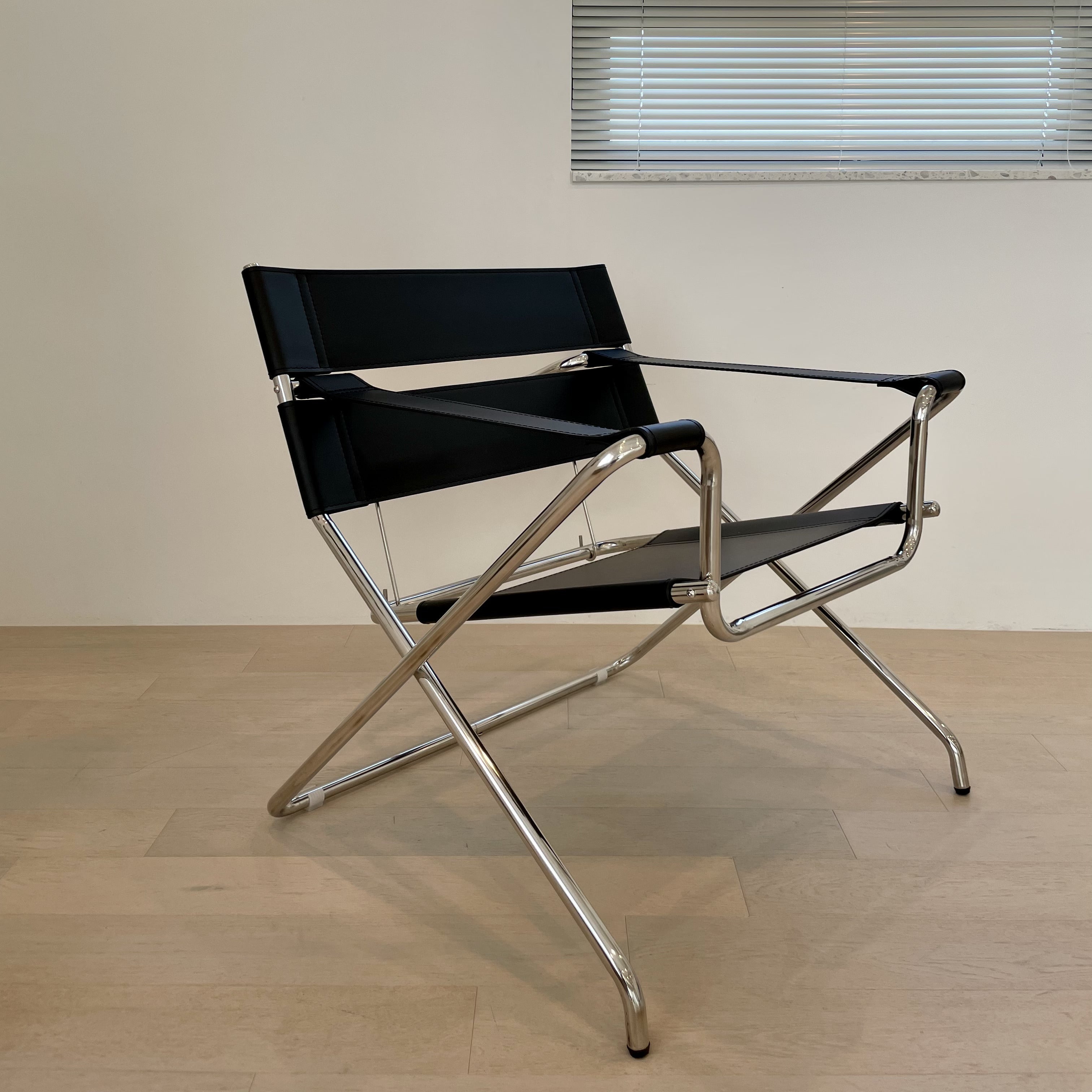 C12 ステンレスモダンクロスラウンジチェア 2color