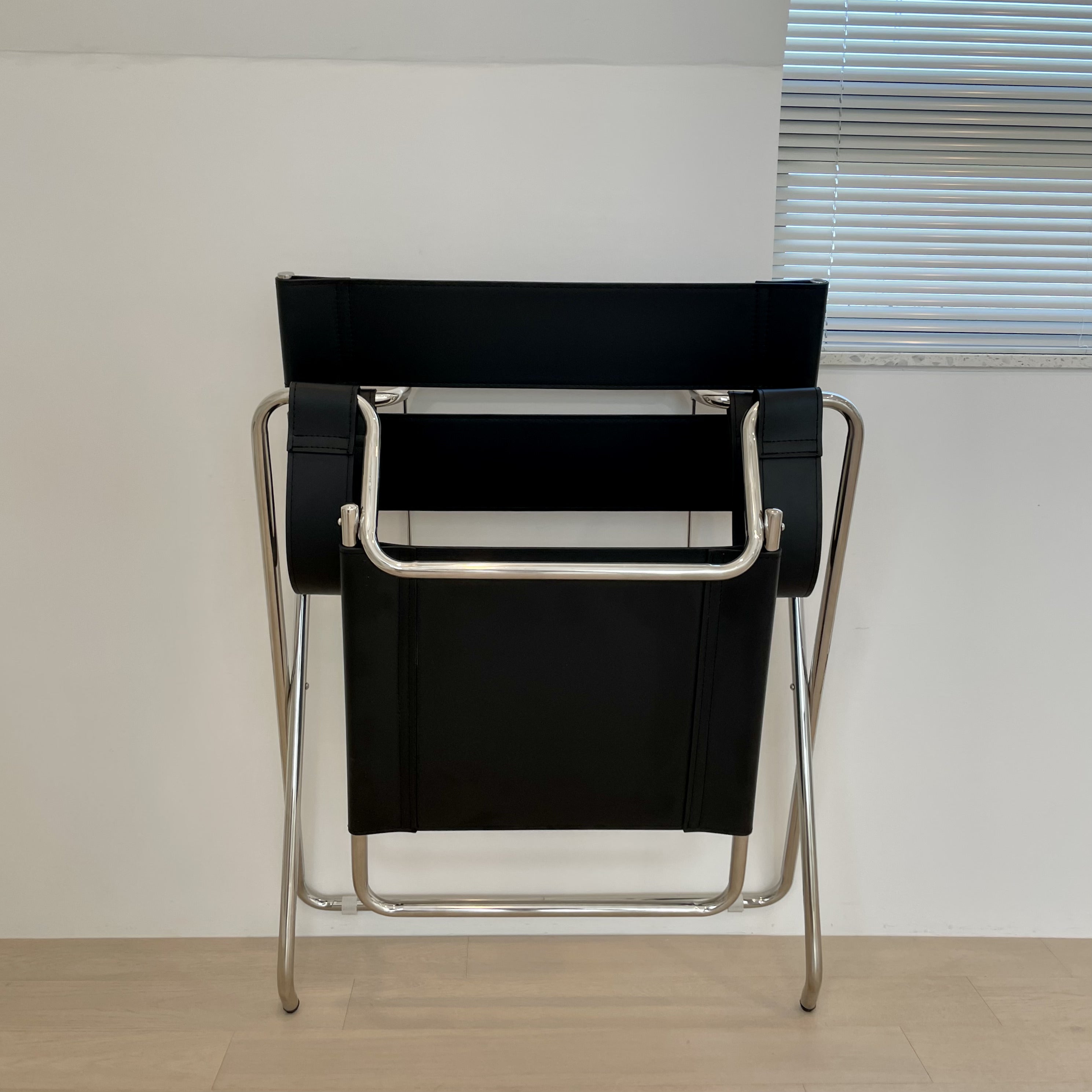 C12 ステンレスモダンクロスラウンジチェア 2color