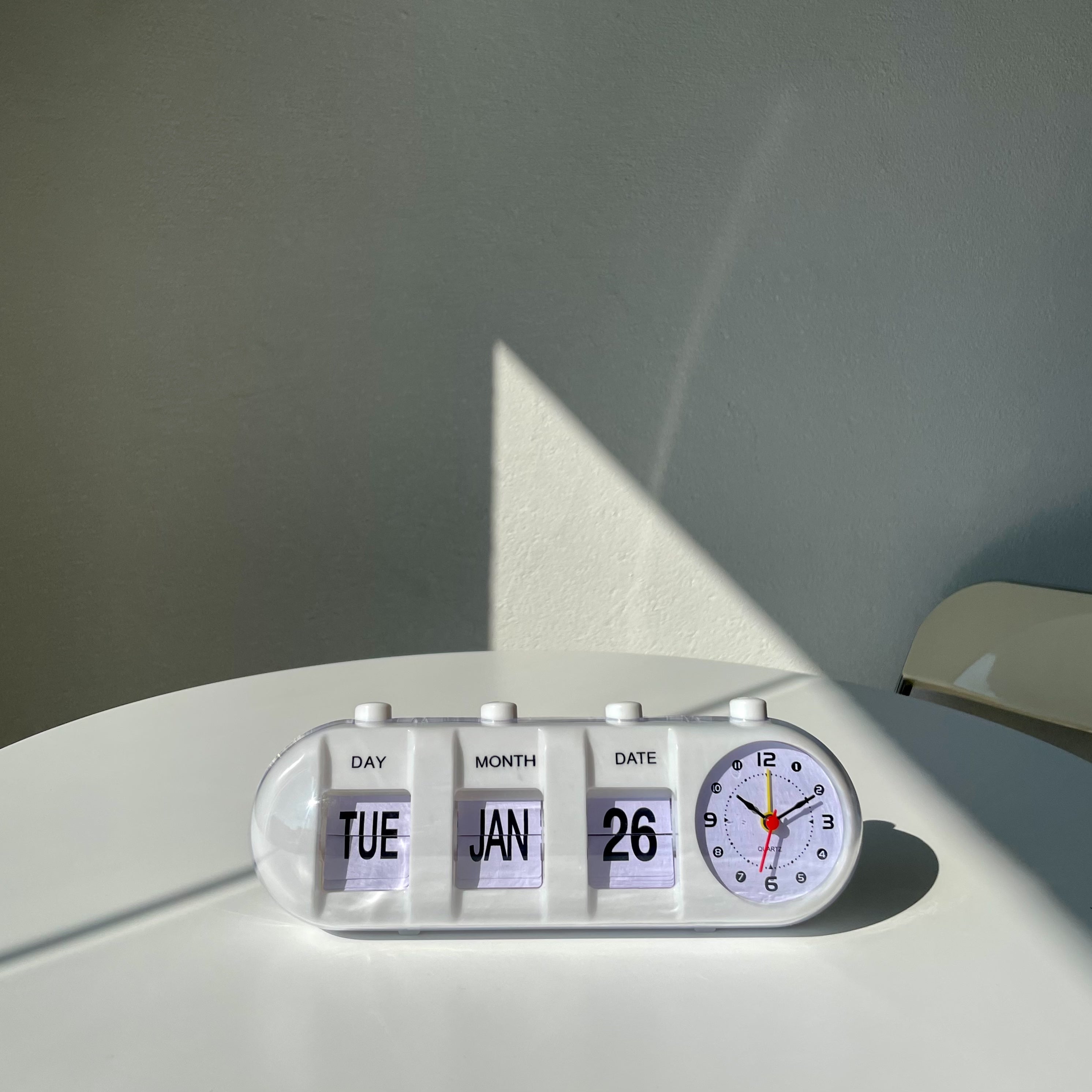 Push rétro clock