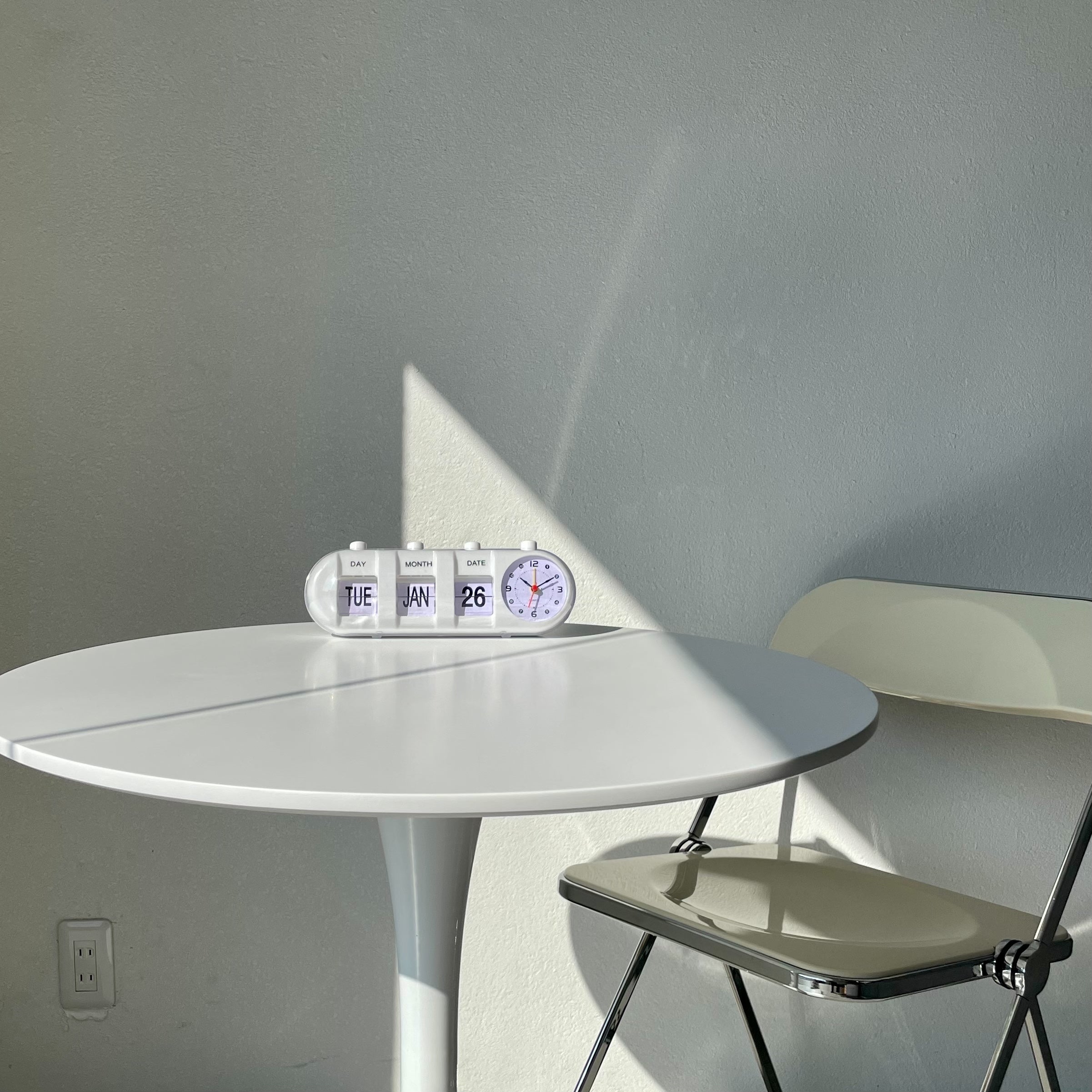 Push rétro clock