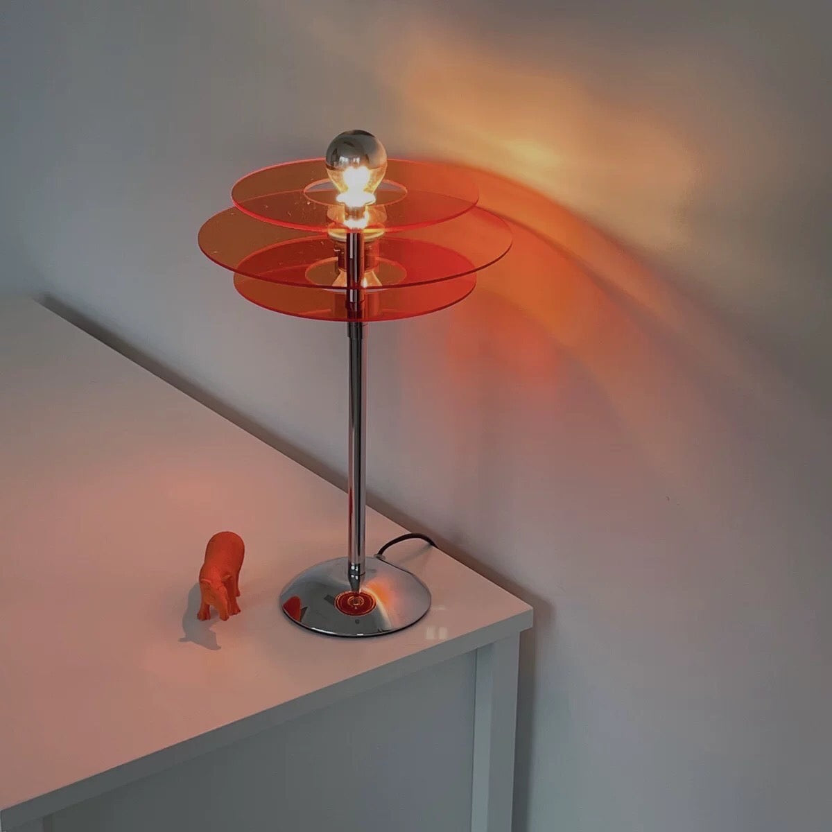Colorful layer lamp