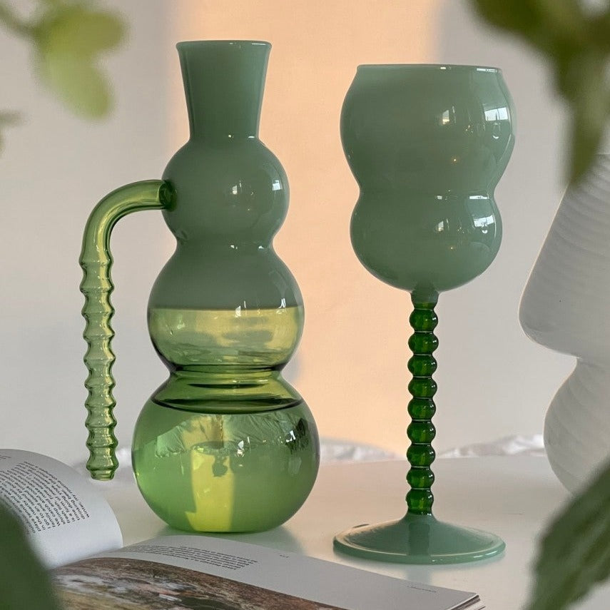 Bonbon colorful glass・pitcher