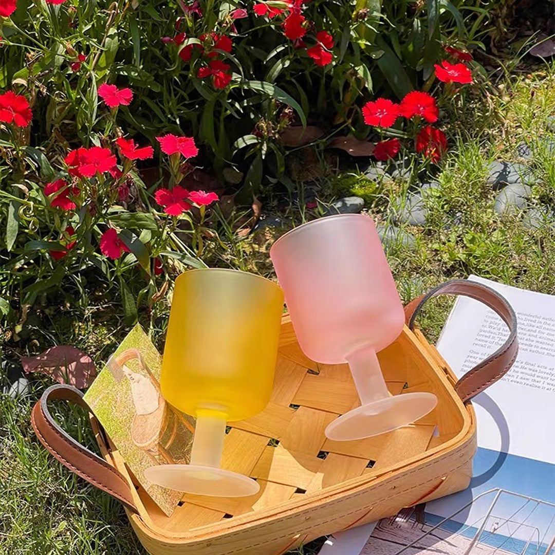 Matt pastel glass