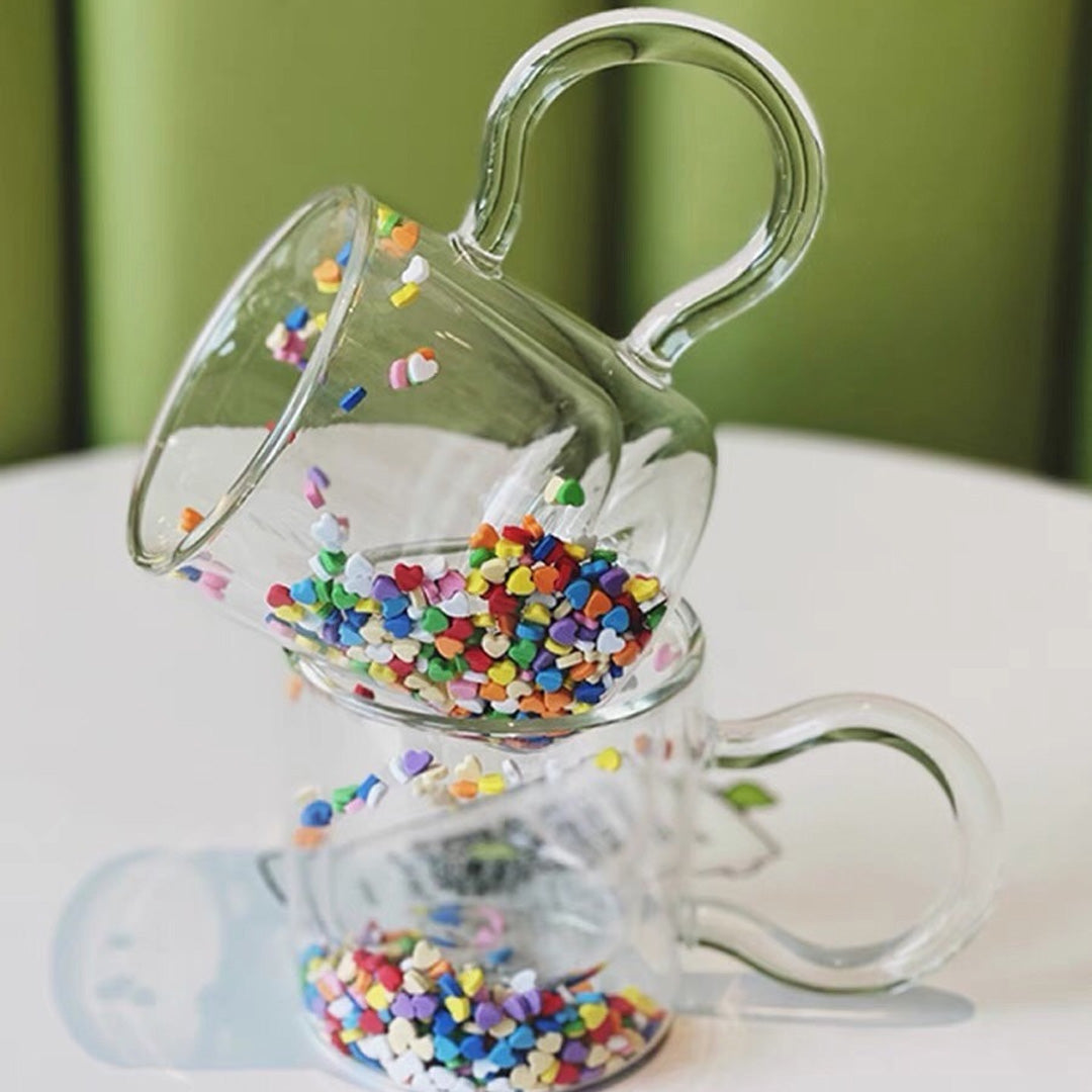 Beads clear mug