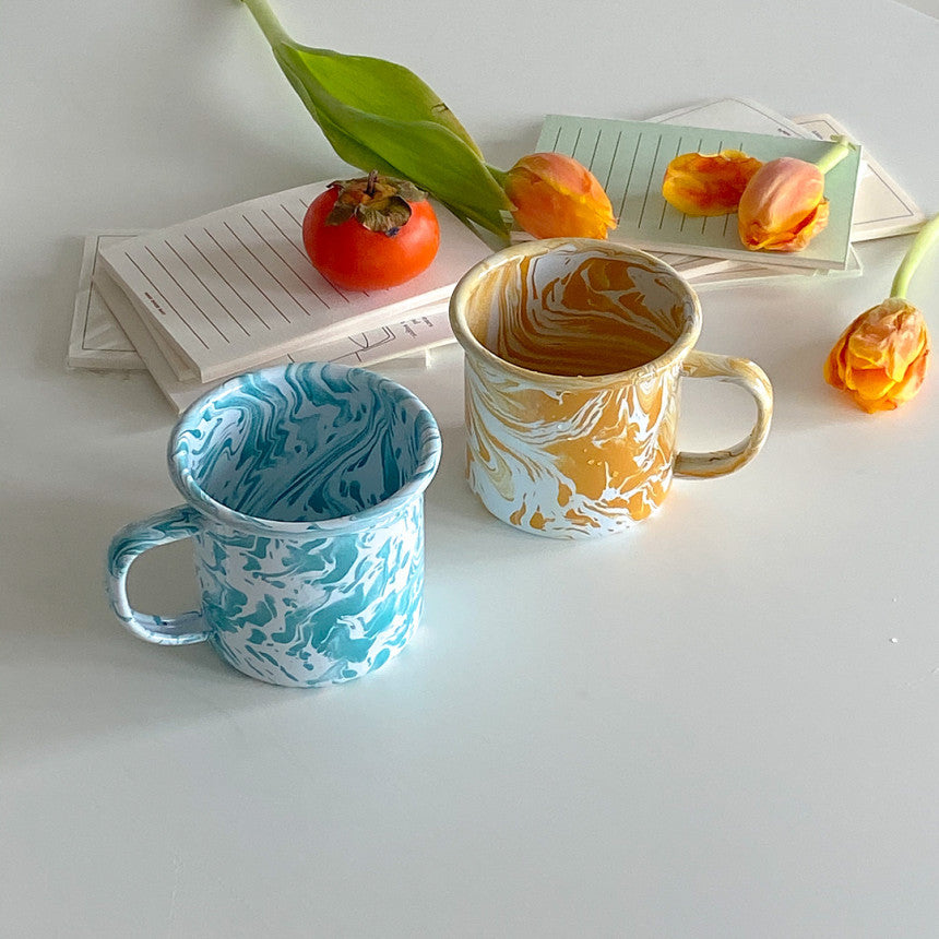 Marble mug・plate