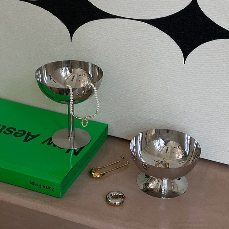 Stainless silver cup