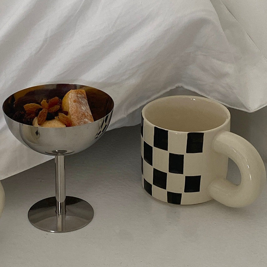 Stainless silver cup