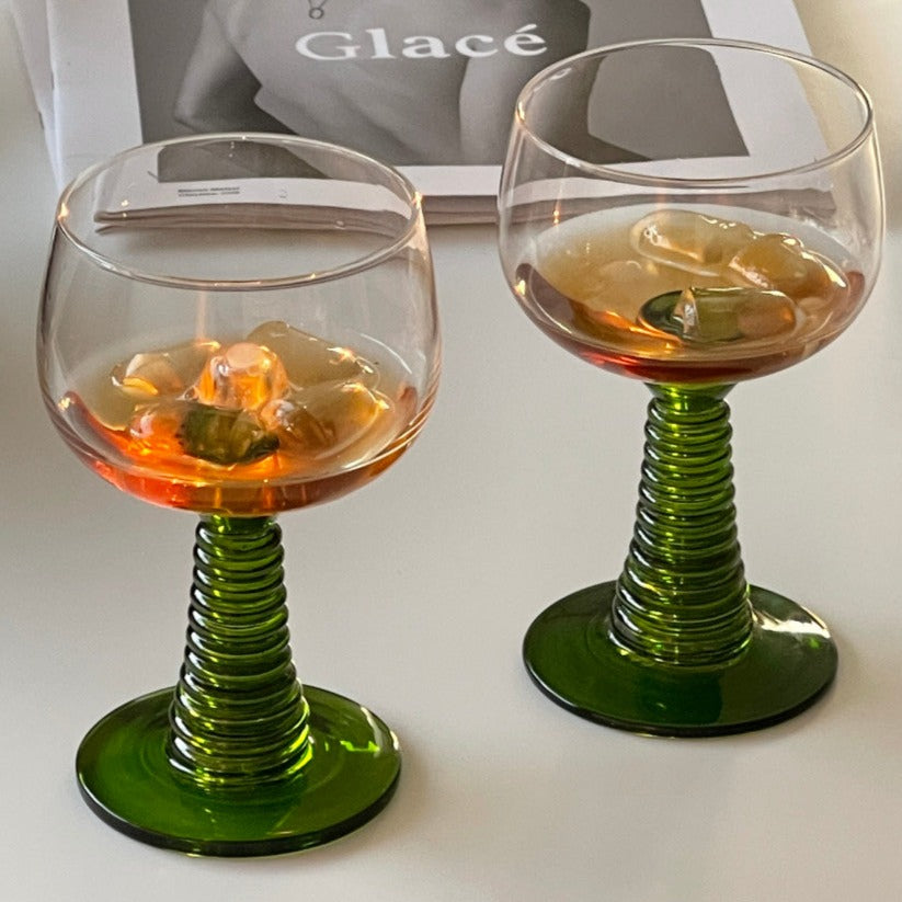 Twist stand glass