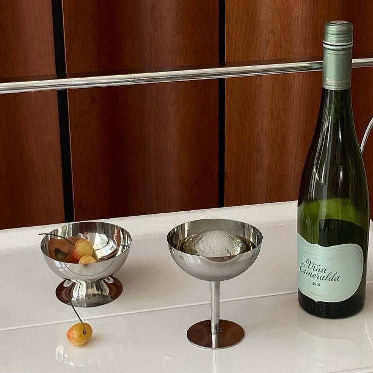 Stainless silver cup