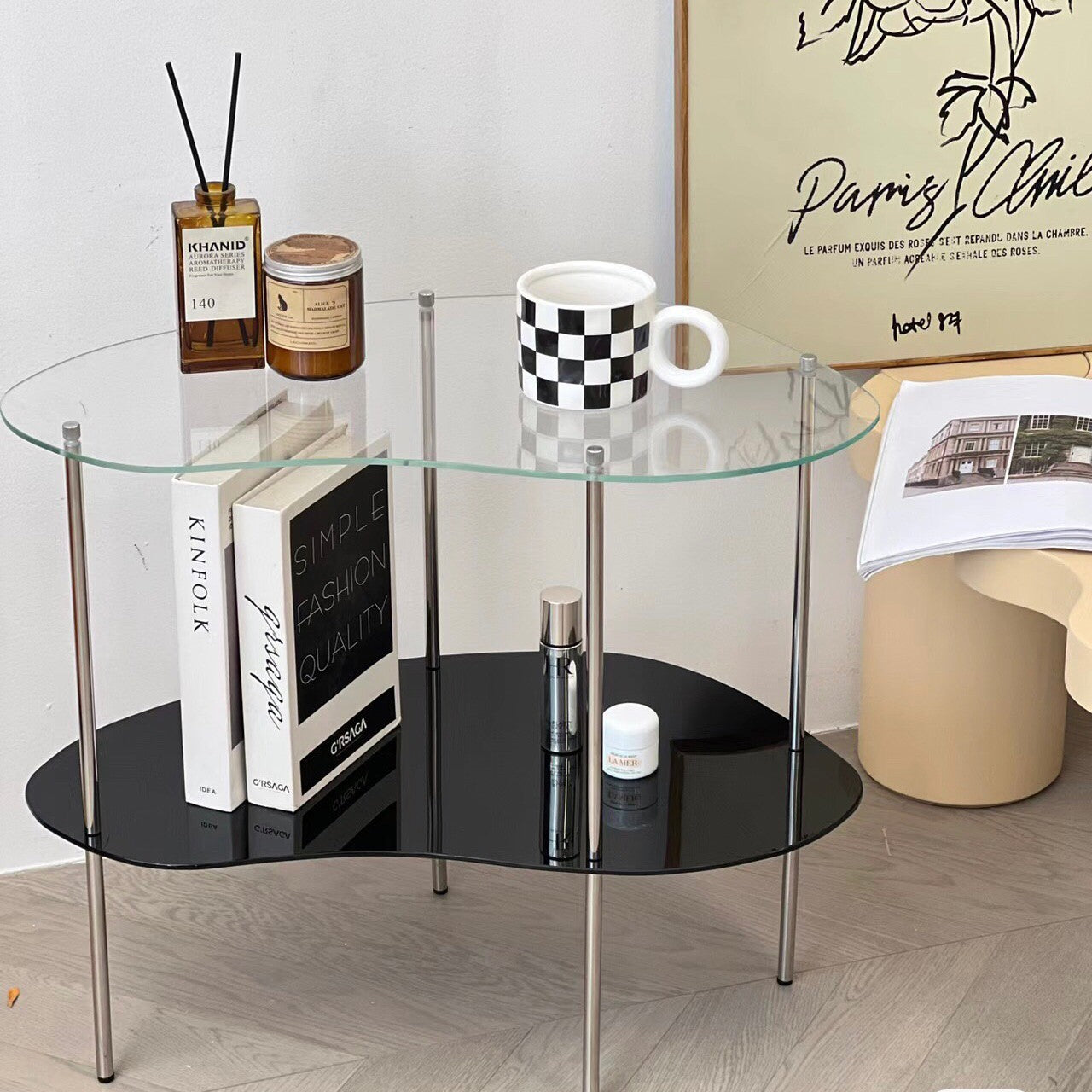 T12 Bilayer puddle table
